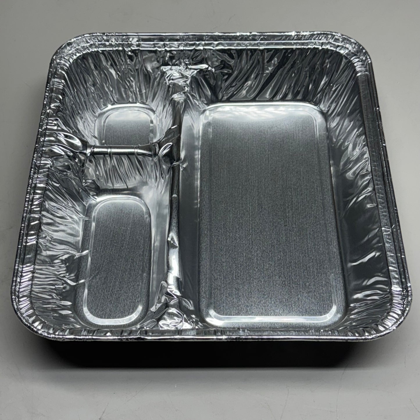 ZA@ D&W (250 Pcs) Disposable Aluminum Pans with Lids - Foil Containers for Takeout Food Sz 9.5”Lx7”Wx2”H (AS-IS, New Other) A