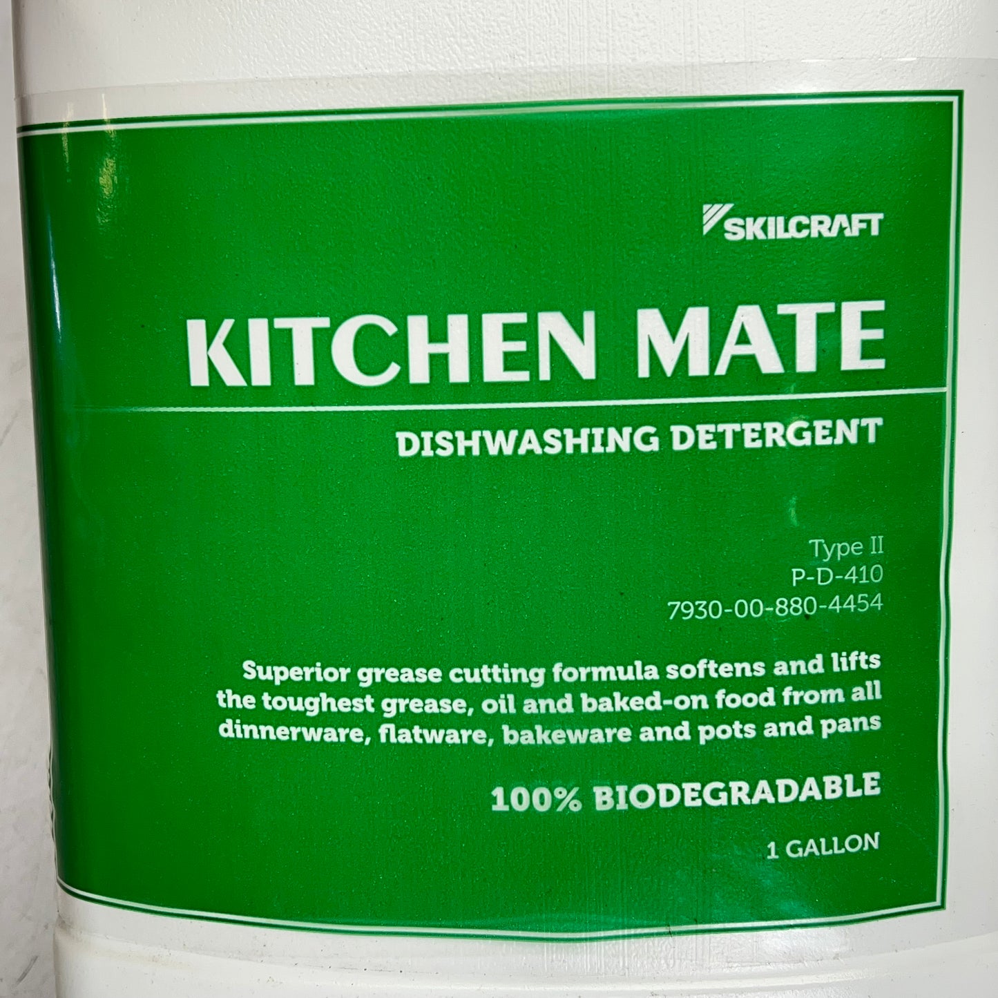 SKILCRAFT (2 PACK) Kitchen Mate Dishwashing Detergent 1 Gal Clear 1064011