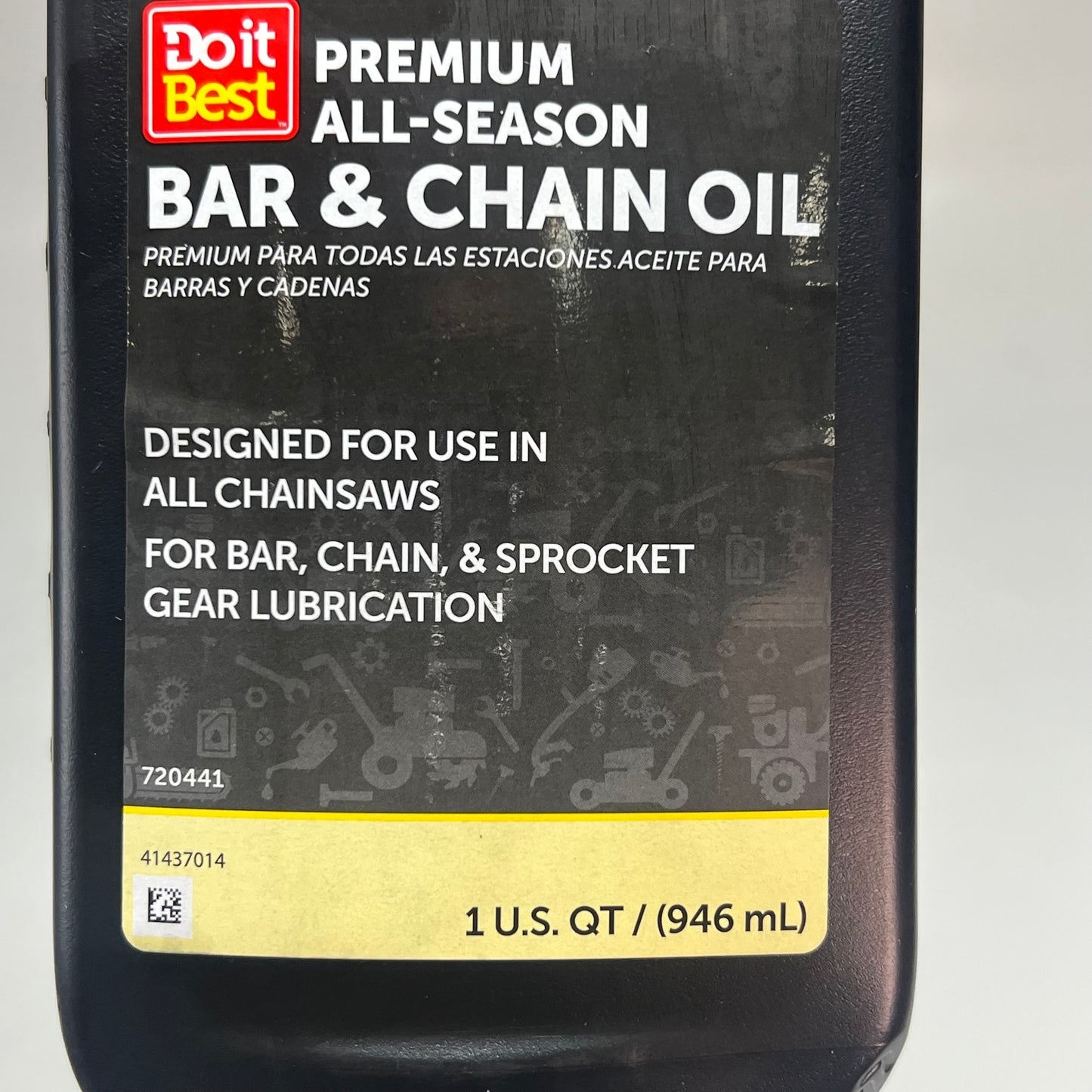 ZA@ DO IT BEST (2 PACK) Premium All-Season Bar & Chain Oil Extend Life  1 Quart  720441 A