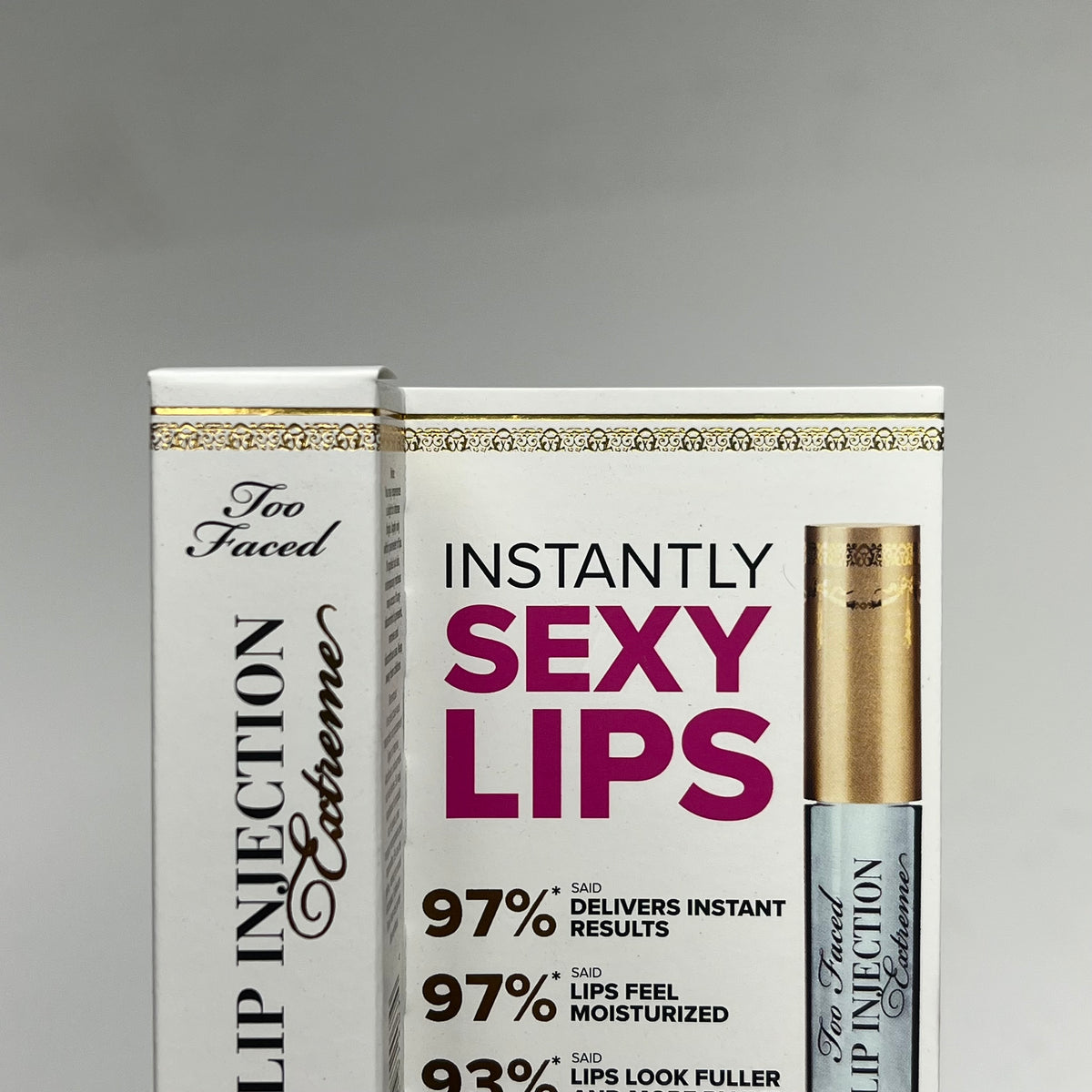 TOO FACED (2 PACK) Lip Injection Extreme Long Term Lip Plumper 0.10 oz Clear Shine