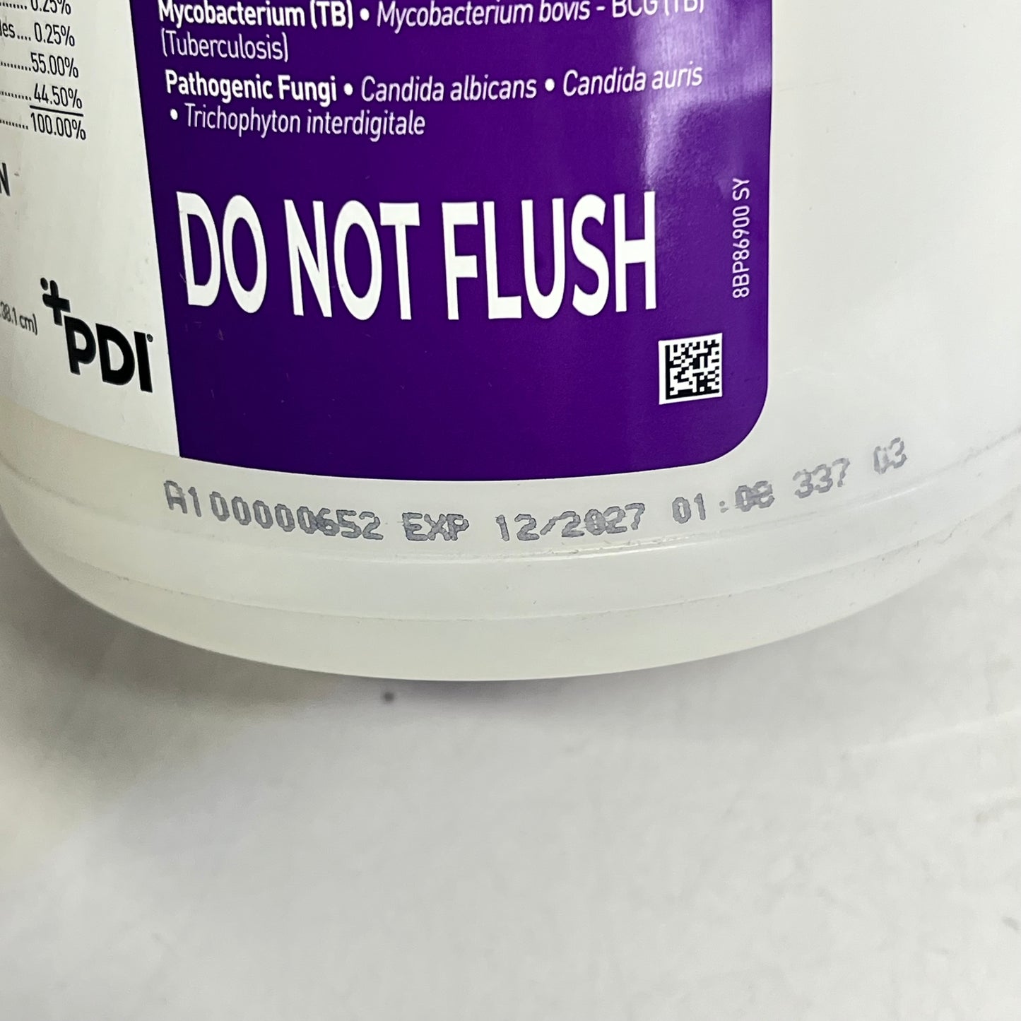 ZA@ PDI  (2 PACK, 75 WIPE EACH) Sani-cloth Germicidal Disposable Wipe Extra Large (Distressed)