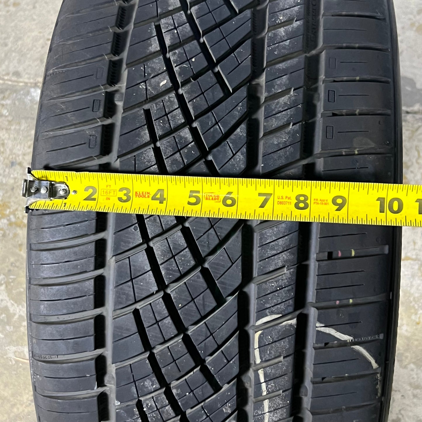 CONTINENTAL SportPlus Tire Sz 285/30ZR19 98Y XL (Used)