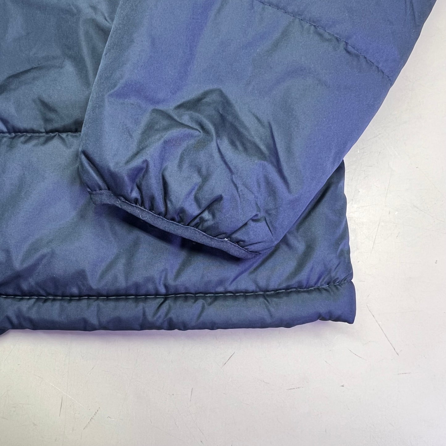 U.S. POLO ASSN. USPA Quilted Puffer Jacket Men's Sz S Navy/White 109689-P200A