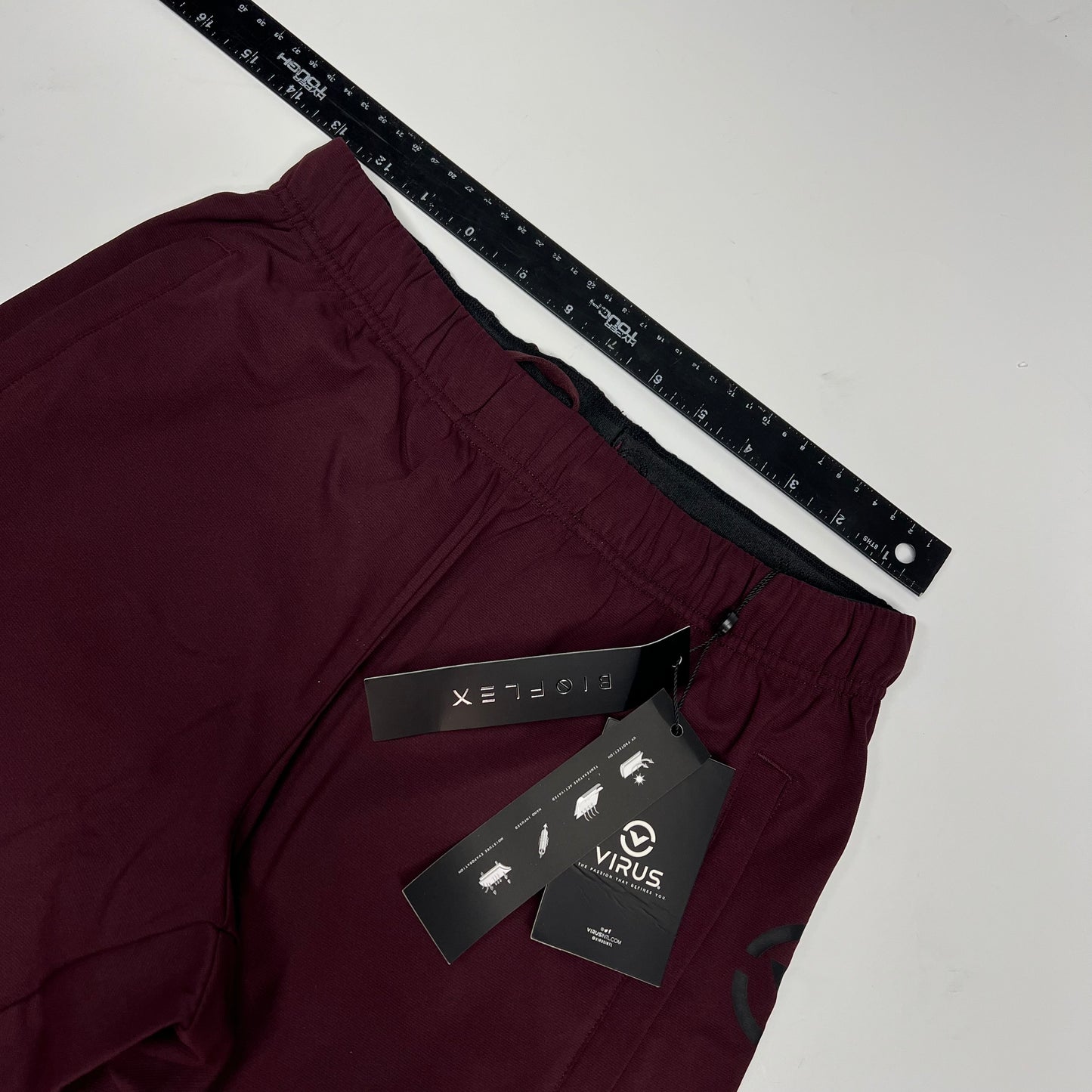 ICONX Kl1.5 Jogger Combines Bioceramic Bioflex Men's Sz S Maroon/Black