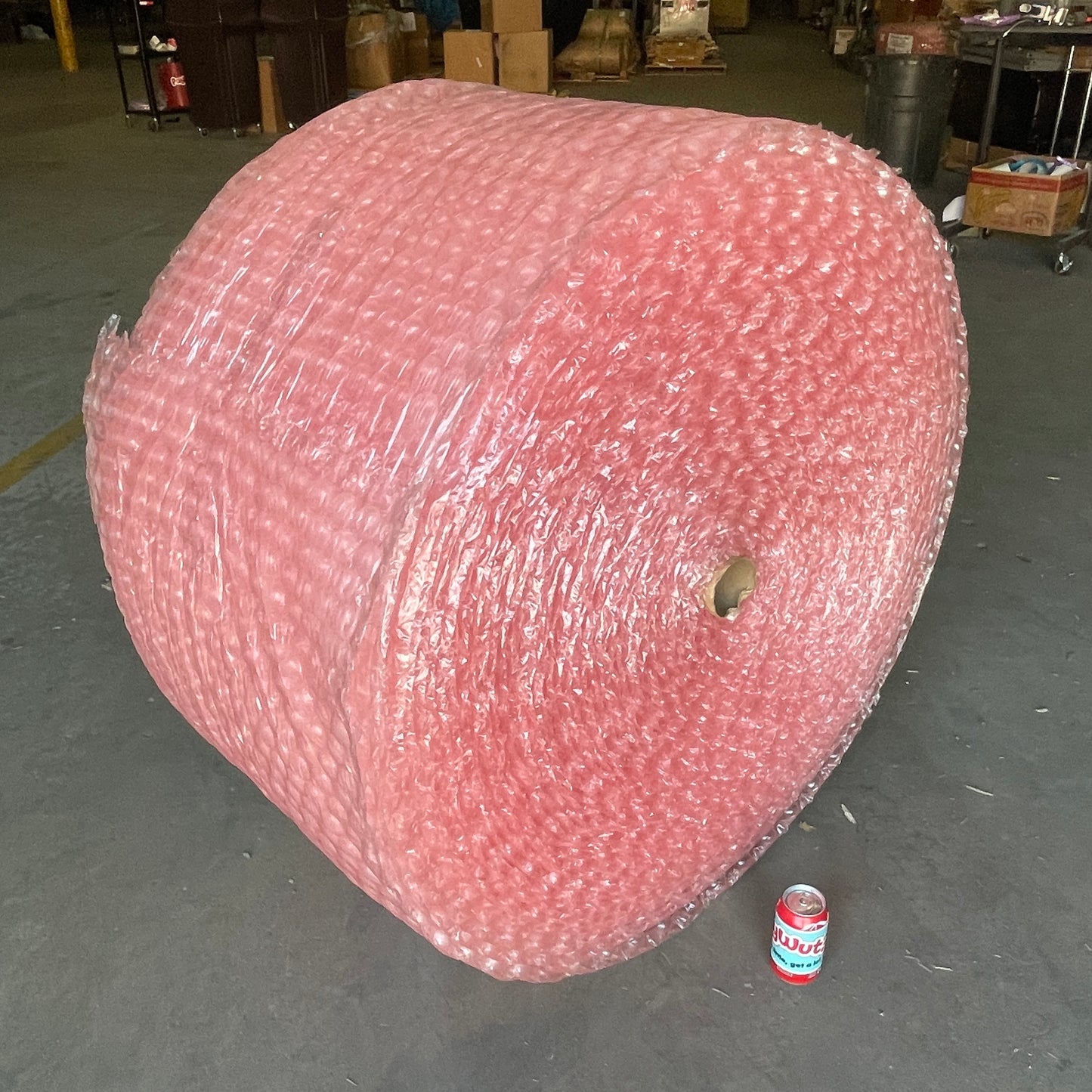 ULINE Anti-Static Bubble Roll 1/2”x 24”x 250’ S-1269P Pink