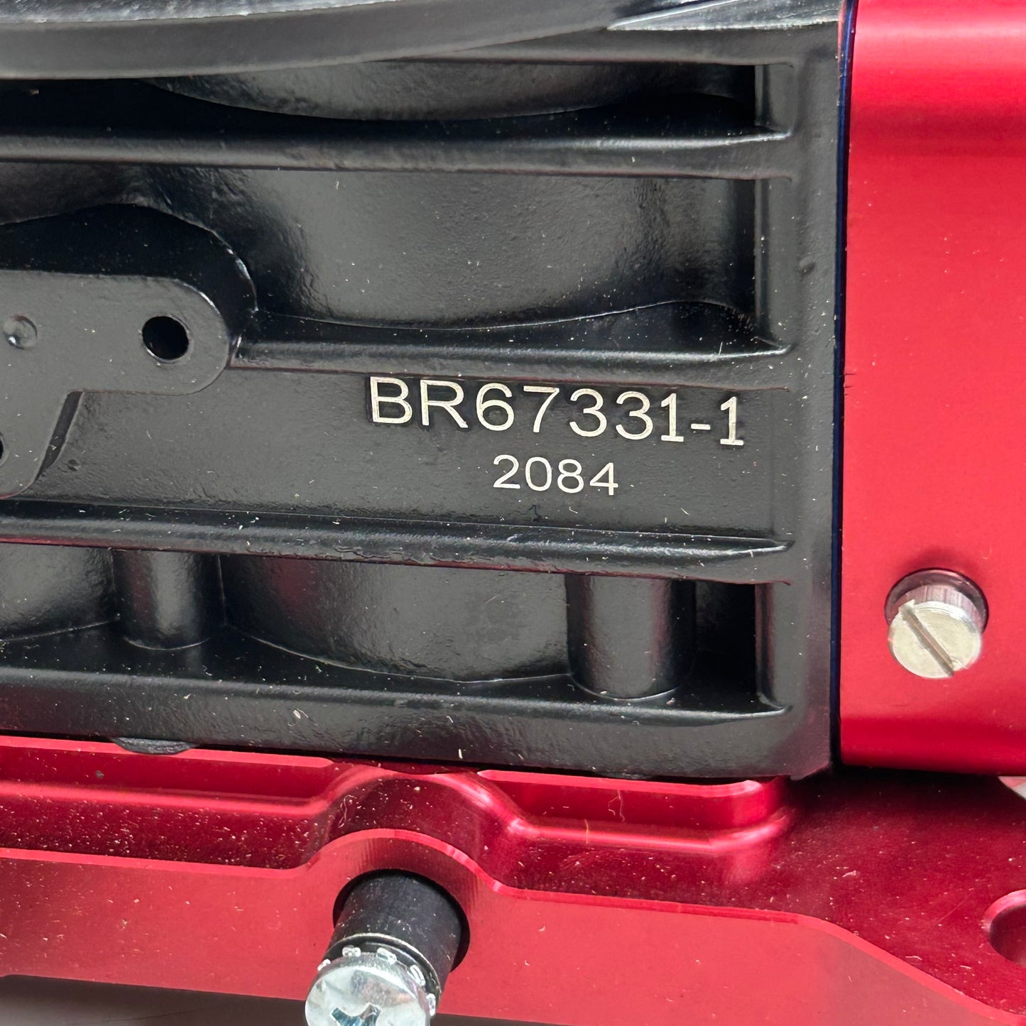 BRAWLER Race Carburetor Mechanical Secondary Red/Black BR67331-1