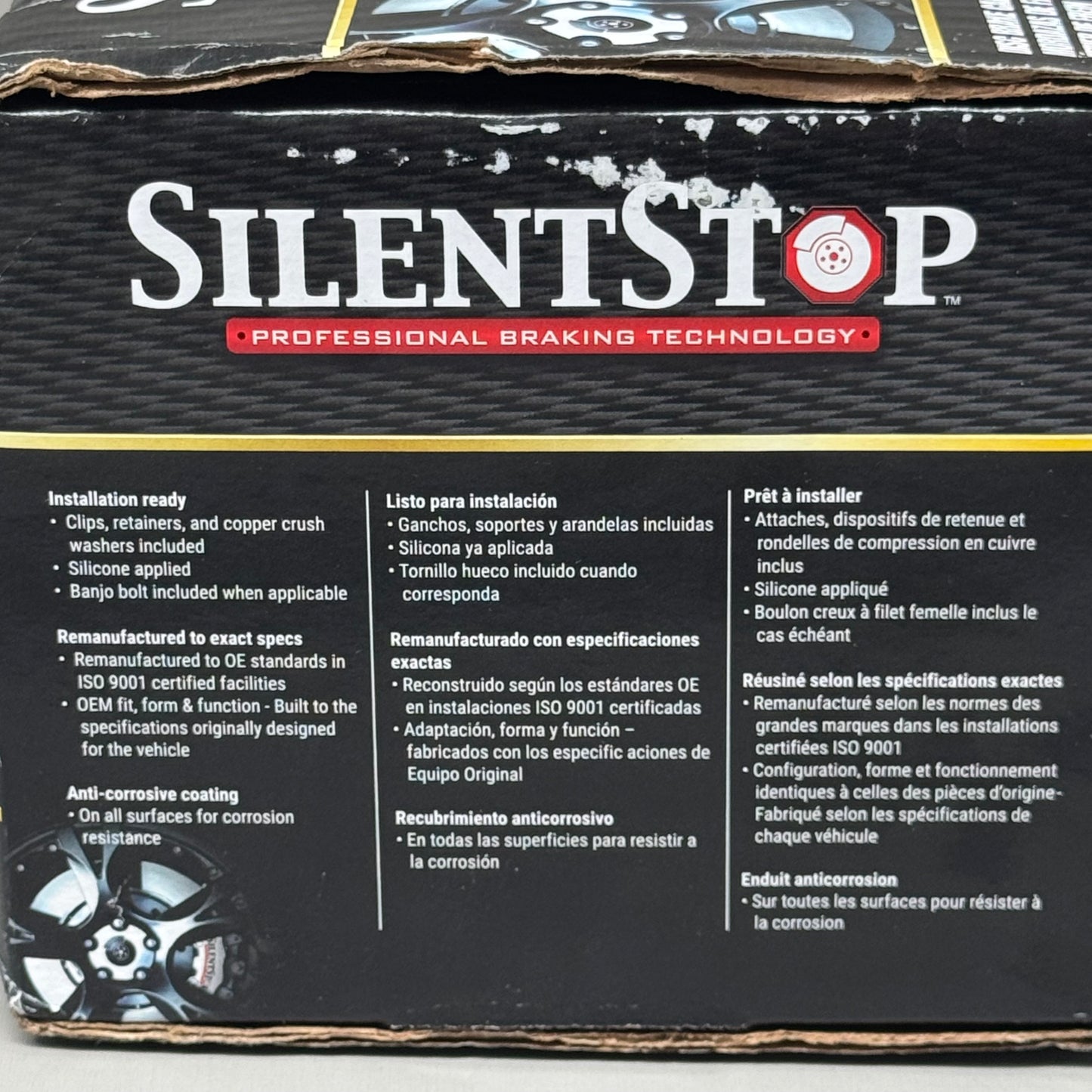 SILENT STOP Ultra Quiet Bracketed Semi Loaded Caliper Disc Brake 12-9396