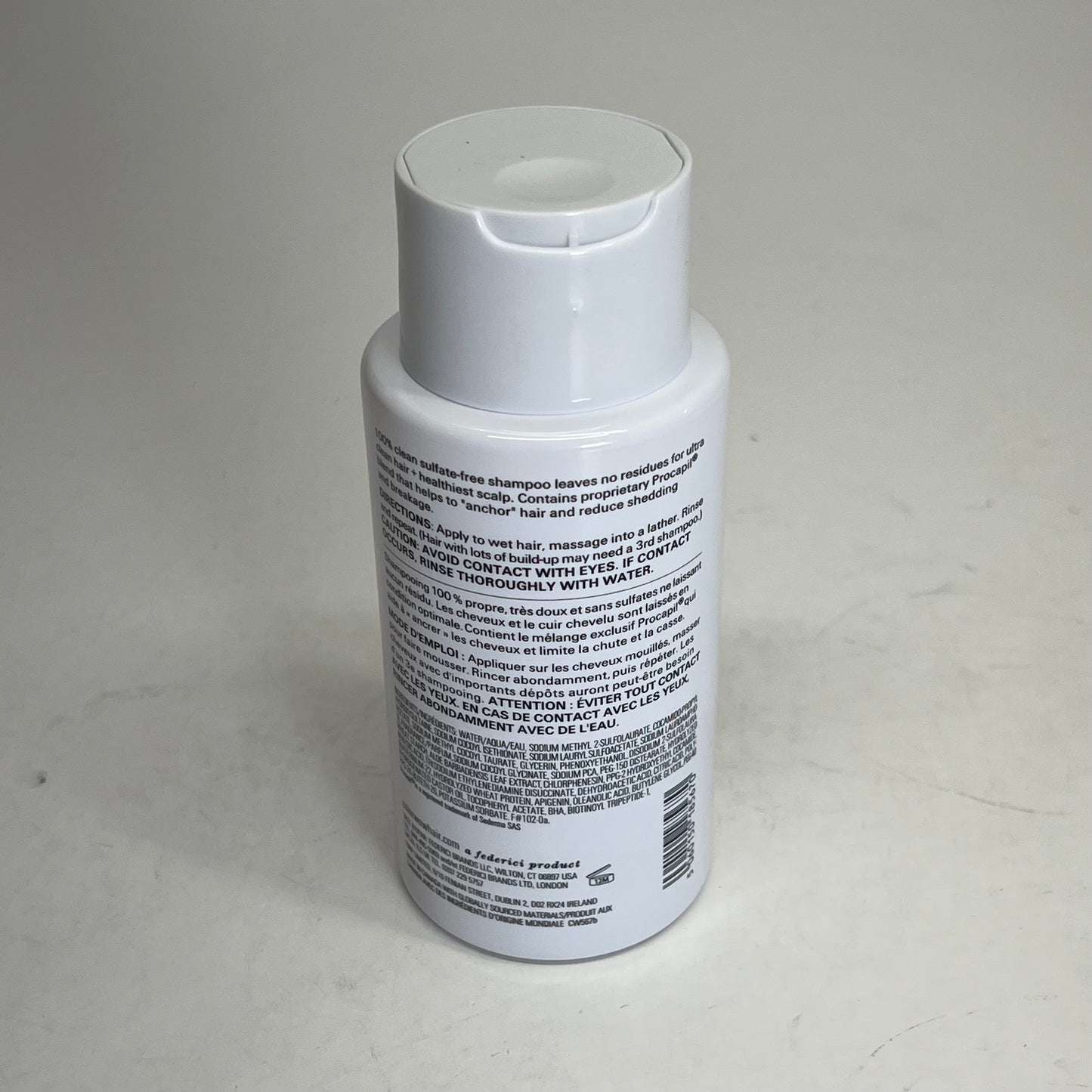 CURL WOW  Curl Hooked Shampoo W/ Root Lock Tech Prevent Shedding 10 fl oz