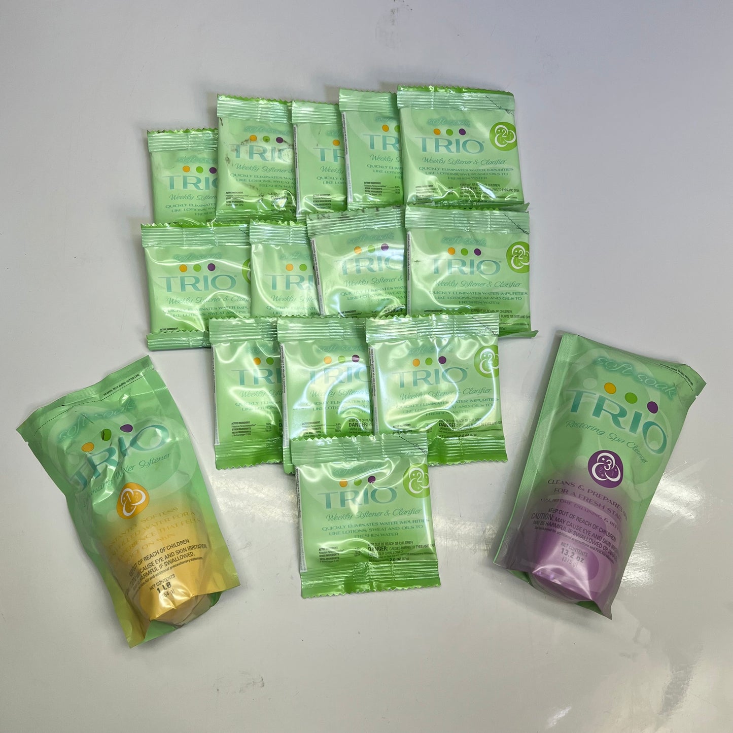 SOFT SOAK Trio Spa & Hot Tub 3 Month Pre Measured Supply Softening Kit 43200BIO