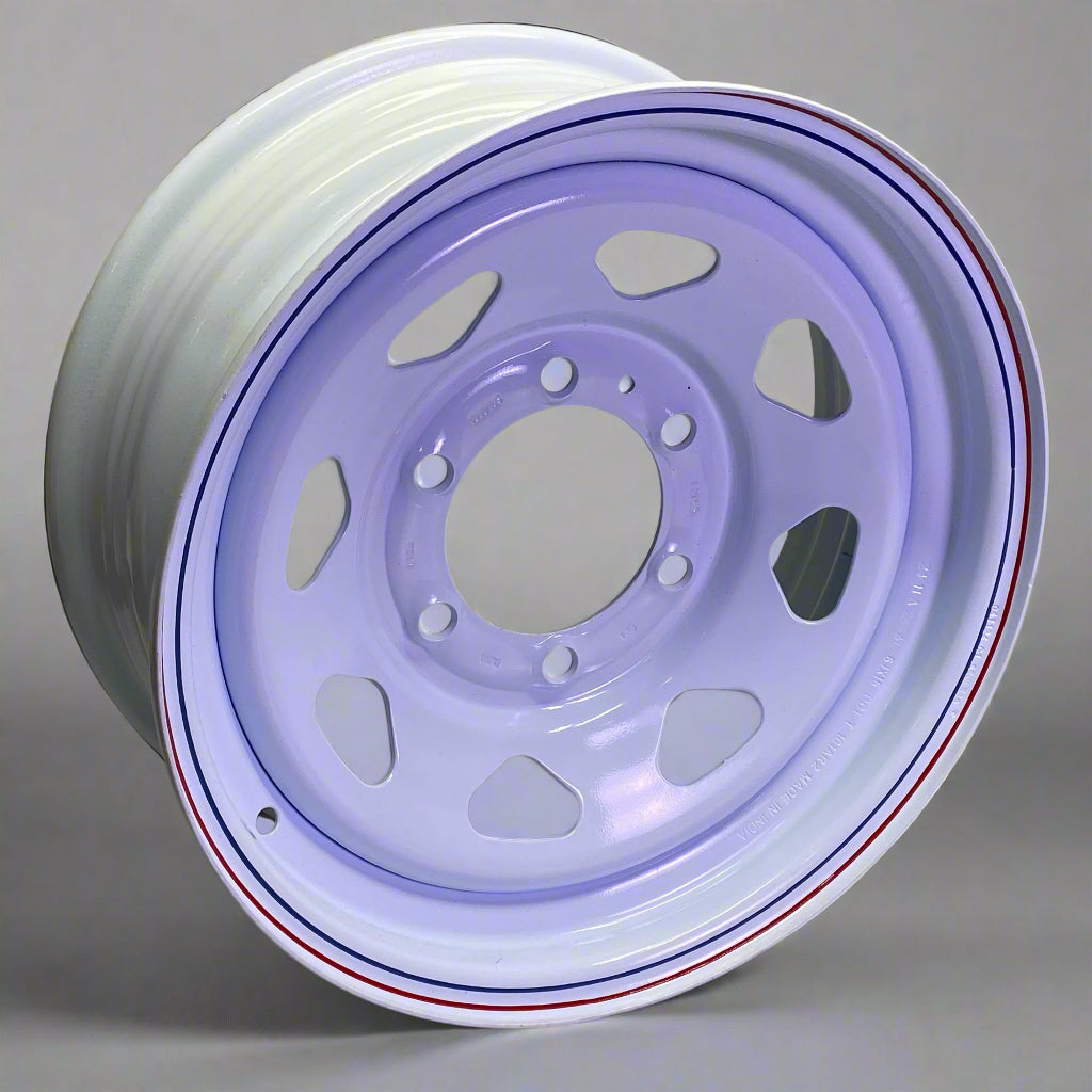 CARLISLE Highway Spoke Trailer Wheel 15" x 6" White 1522660564B