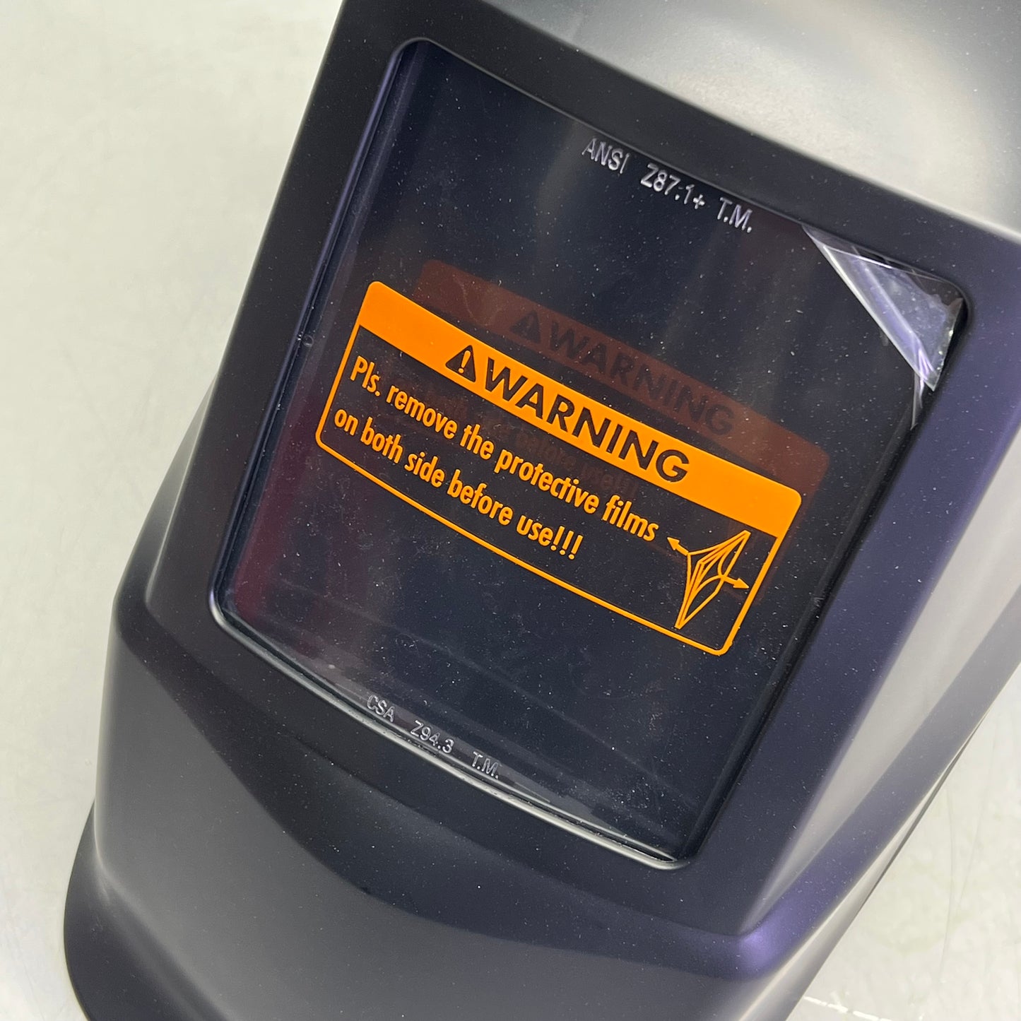 LINCOLN ELECTRIC Fixed Shade Passive Welding Helmet 10 Shade  Black K2800-1