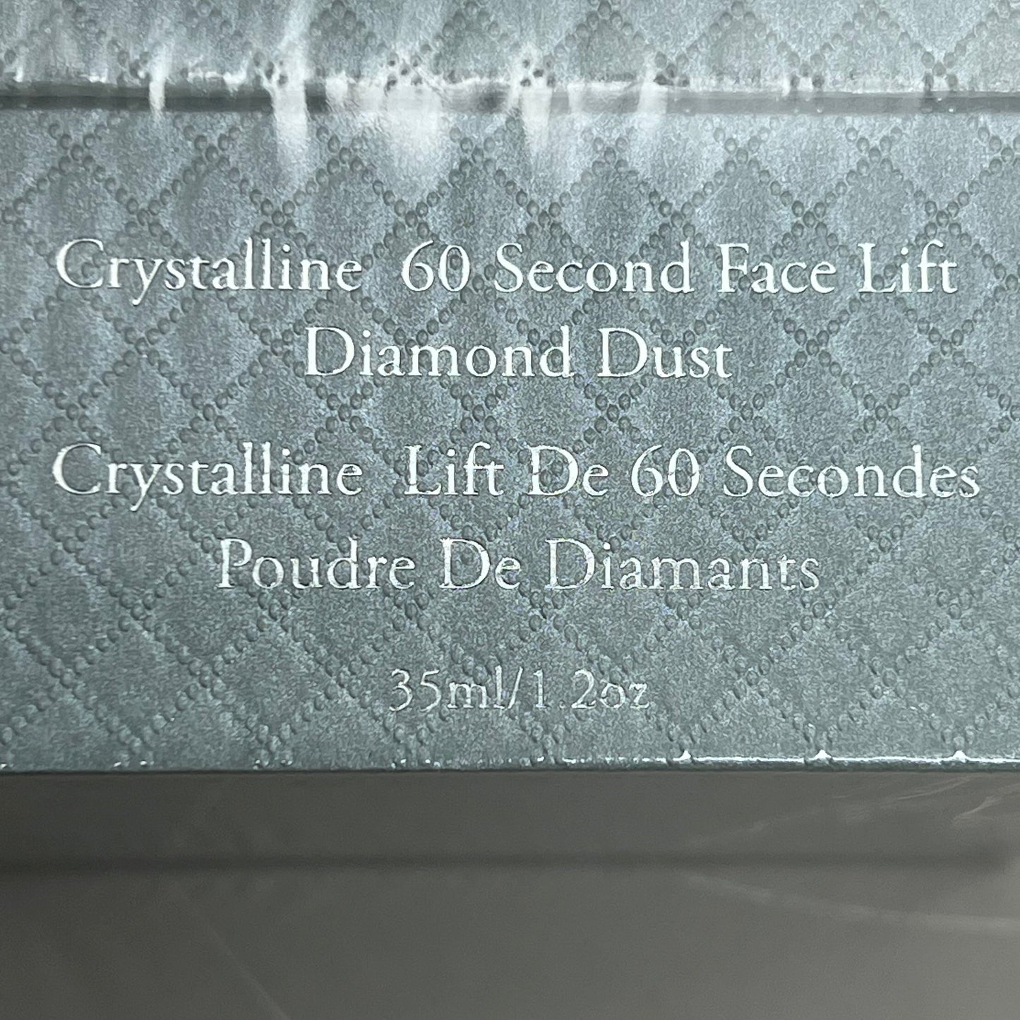 ZA@ L'CORE Crystalline 60 Second Face Lift 1.2 oz BB 07/2024 C Retail $1200