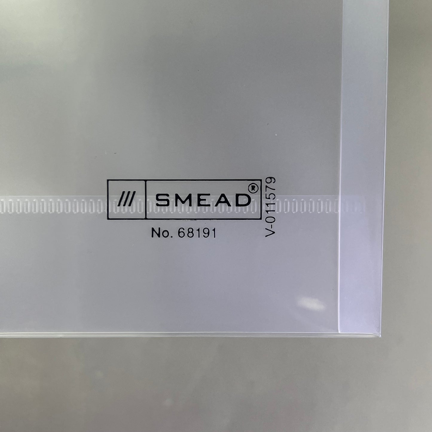 SMEAD (24 PACK) Polypropylene File Retention Jackets Letter/Legal Sz Clear 68191