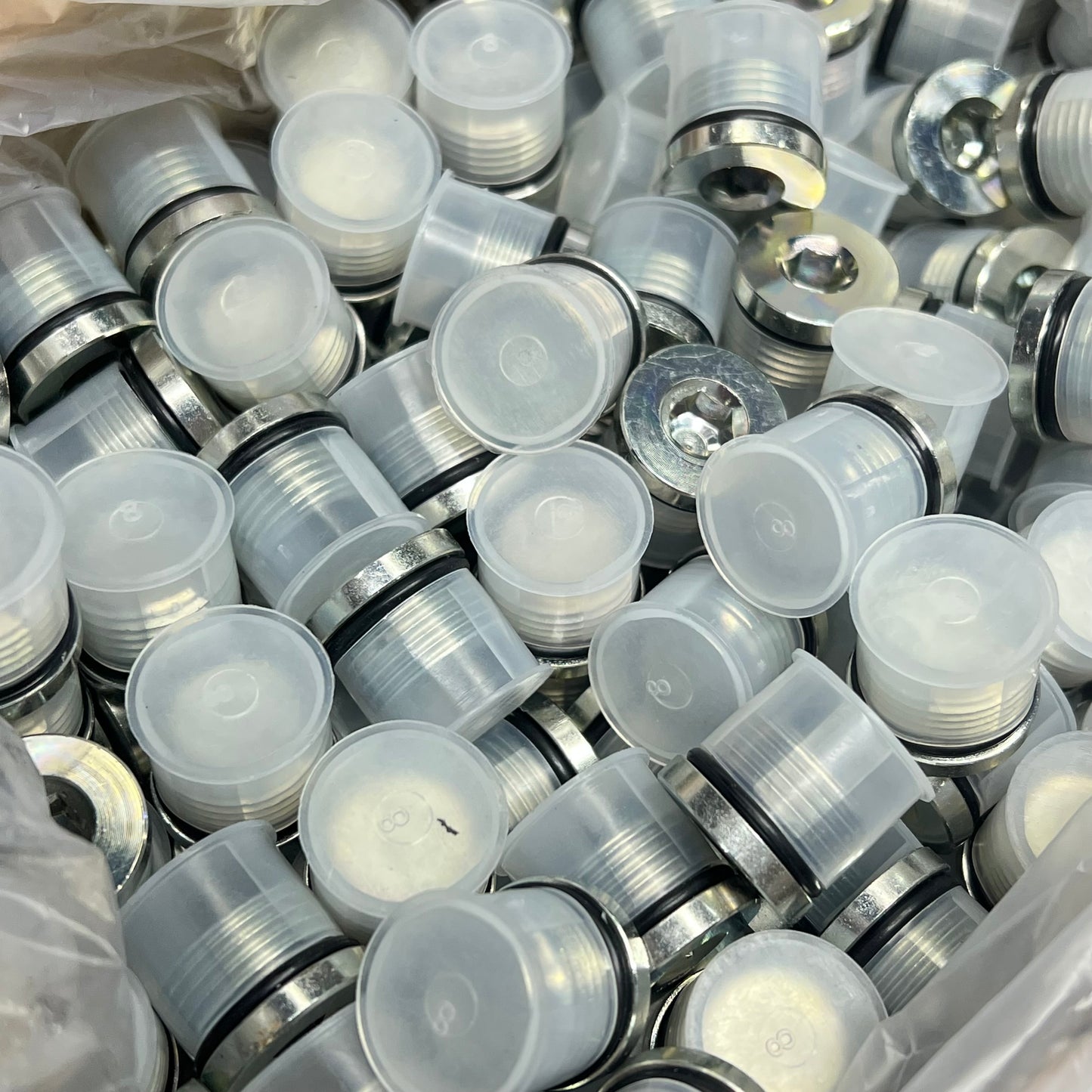 (300 PACK) O-ring Orb Solid Hex Socket Plug Hydraulic Fitting  1/2" ORB 6409-08
