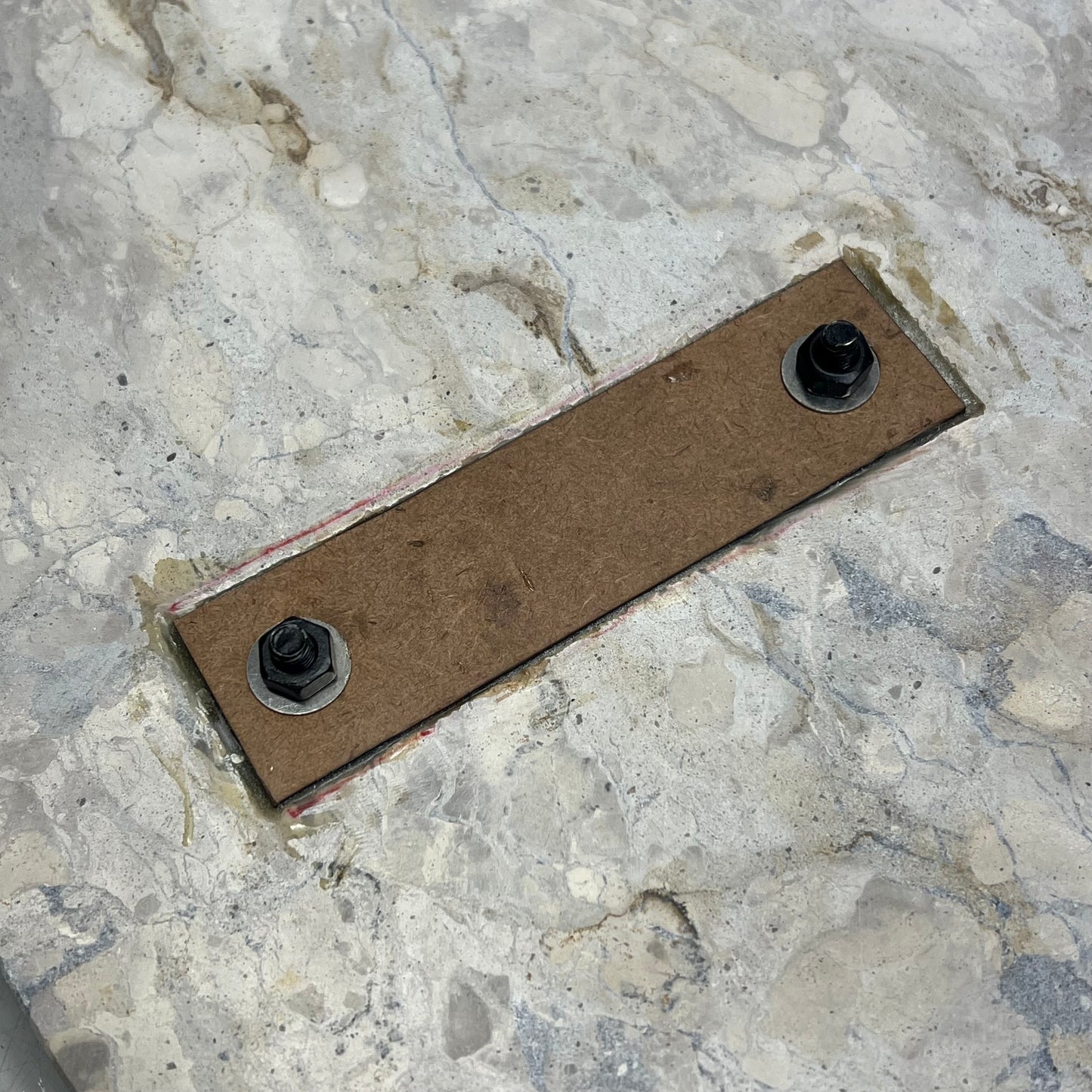 ZA@ CREATIVE CO-OP Round Table Top (NO LEGS) 24" Dia Creme/White