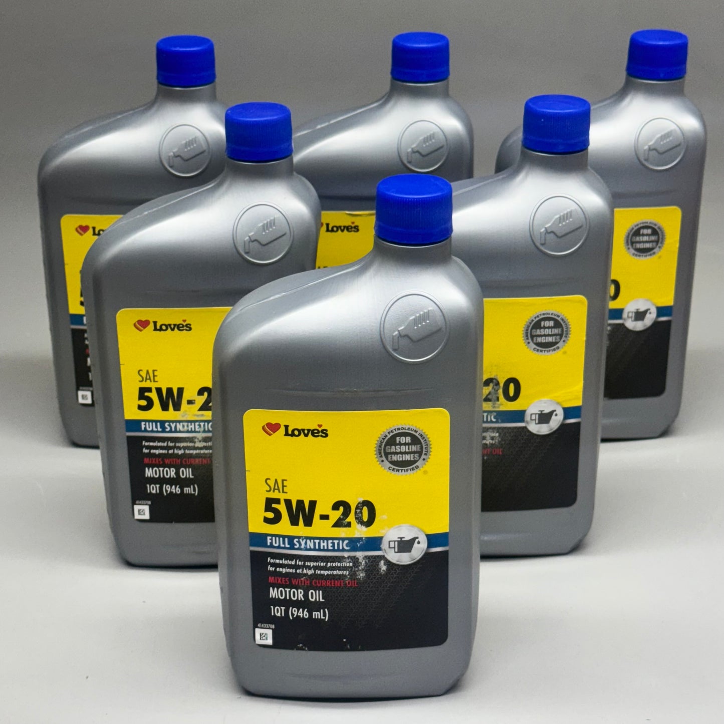 ZA@ LOVES (6 PACK, 6 QUARTS TOTAL) Sae 5W-20 Full Synthetic for Gasoline Engines (New Other)