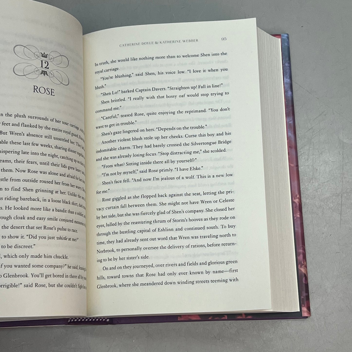 CURSED CROWNS  Fantasy Hardback Book By Catherine Doyle & Katherine Webber