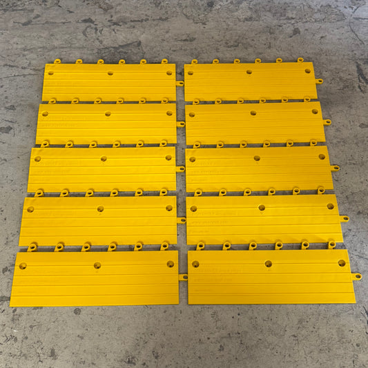 ERGO DECK (10 PACK) Ramp Yellow Case Sz 7/8" x 6" x 18", 560.78X6X18YL-CS10