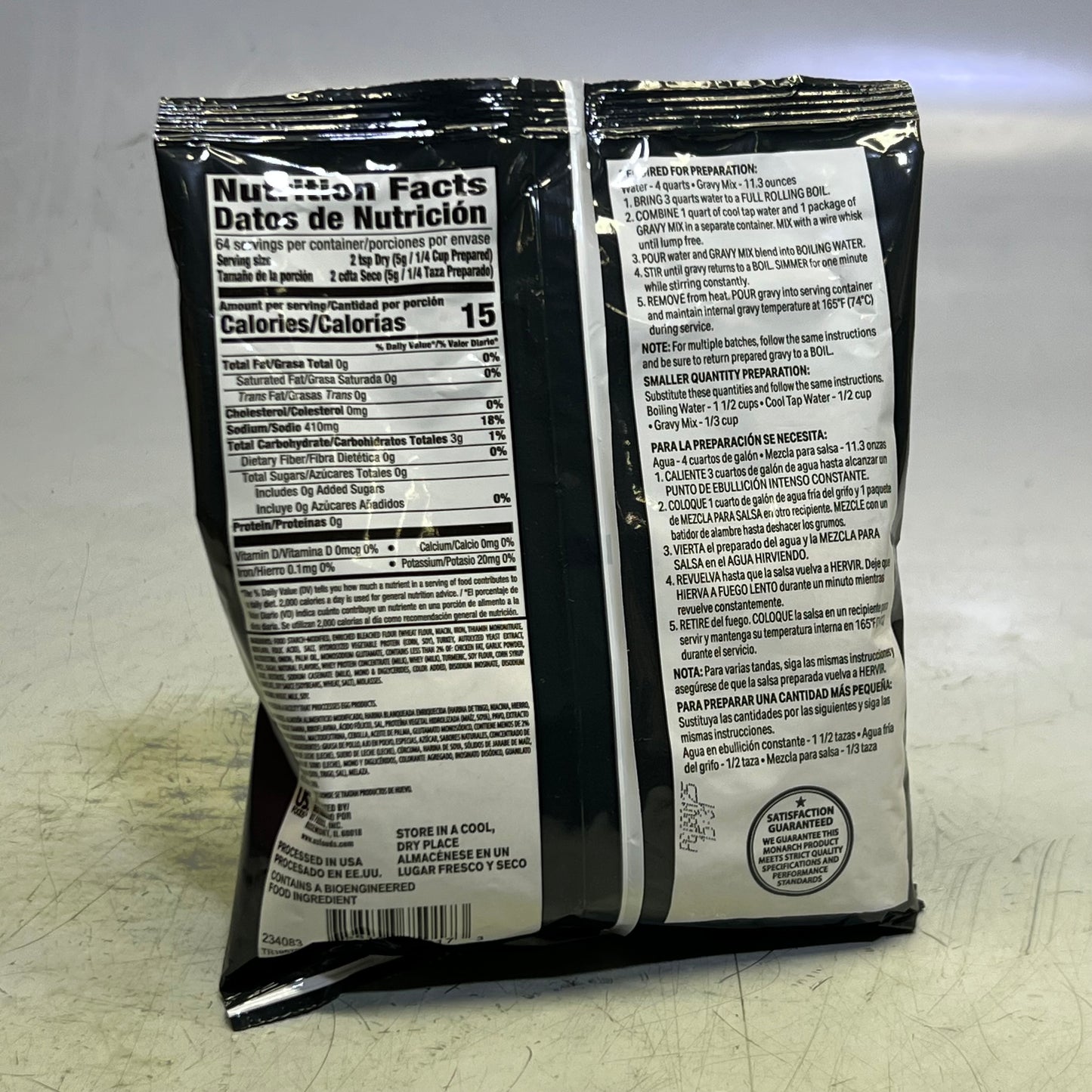 ZA@ MONARCH (6 PACK) Turkey Gravy Mix 11.3 oz 687955 C