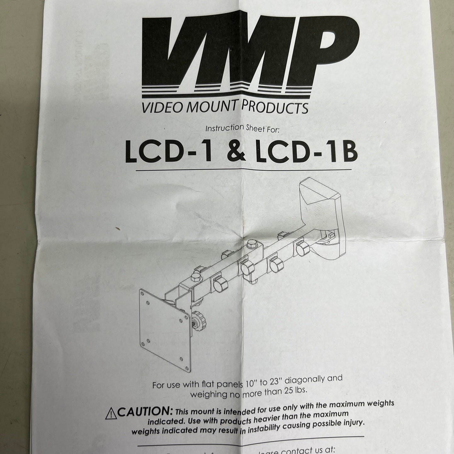 ZA@ VMP Multi-Configurable Flat Panel Articulating Wall Mount Sz 11” x 5.5” x 2.5” B