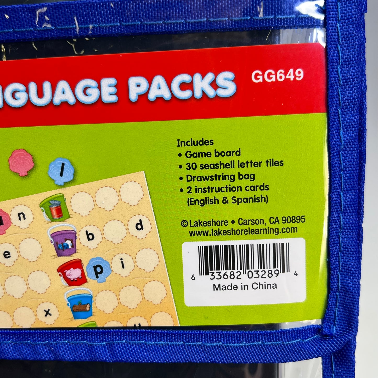 LAKESHORE Word Building Practice Family Engagement Pack Ages 3-5 yrs GG649