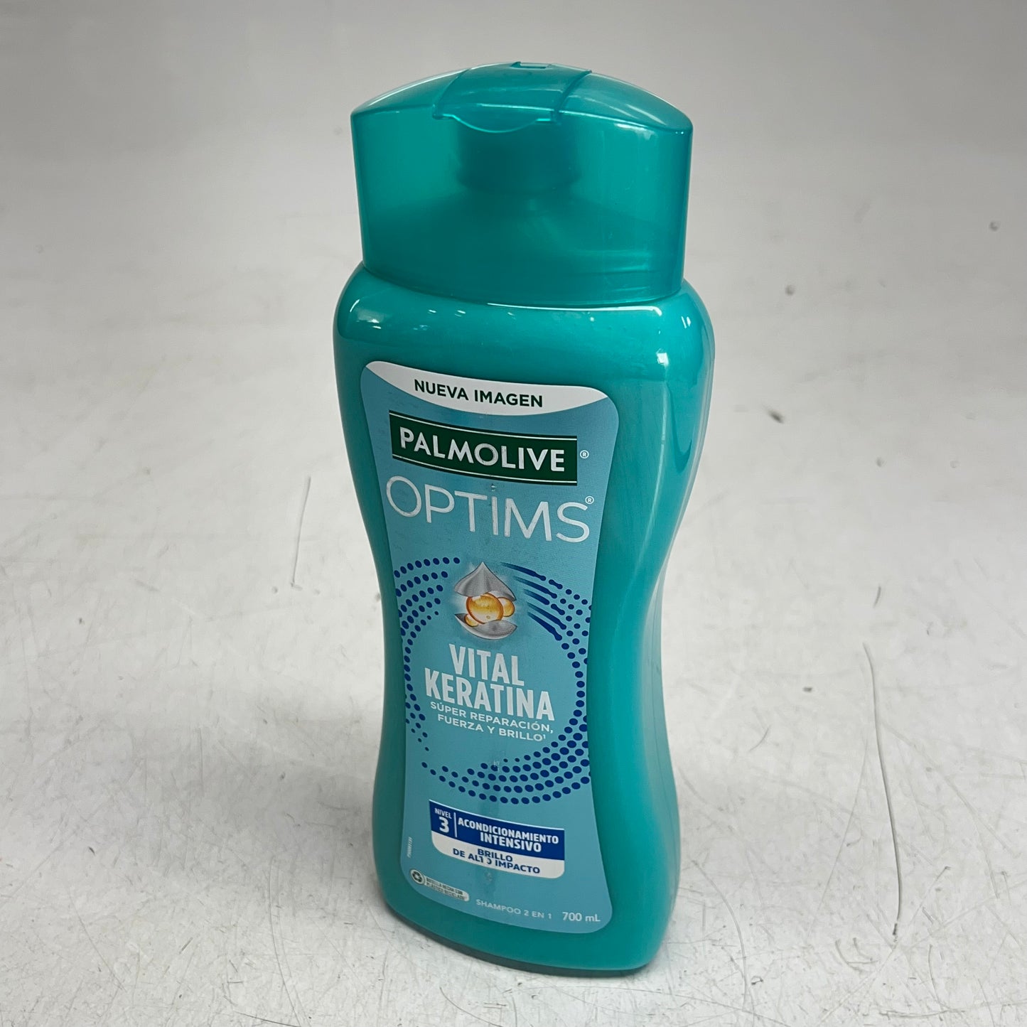 PALMOLIVE OPTIMS (2 PACK) Vital Keratina Super Repair Strengthening Shampoo 700ML