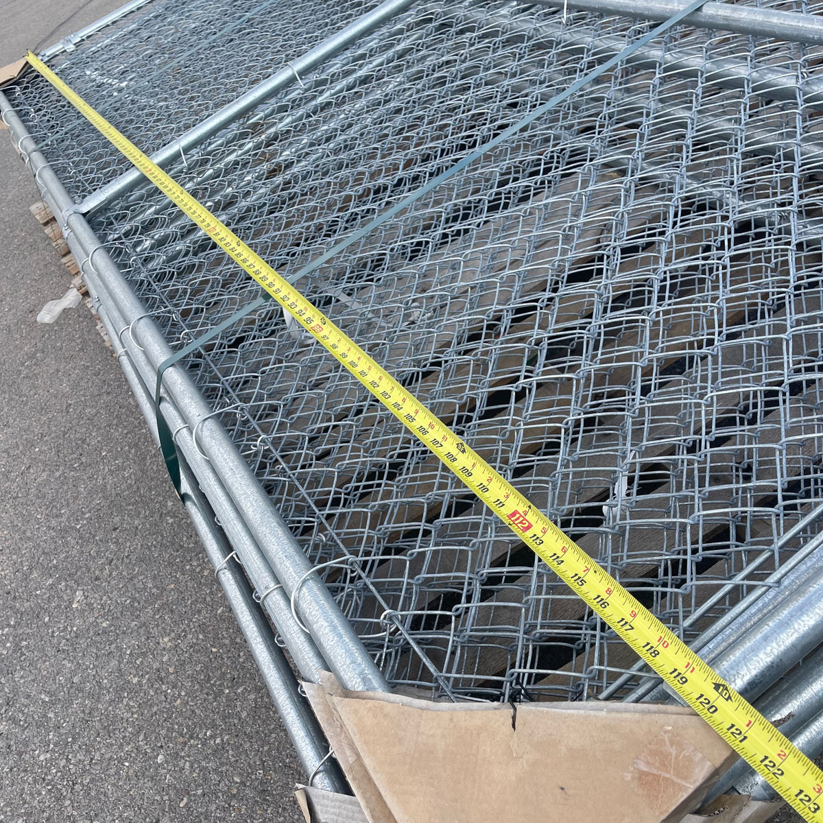 UNKNOWN Plain Kennel Panel 10'x6' Galvanized Steel 328209CH