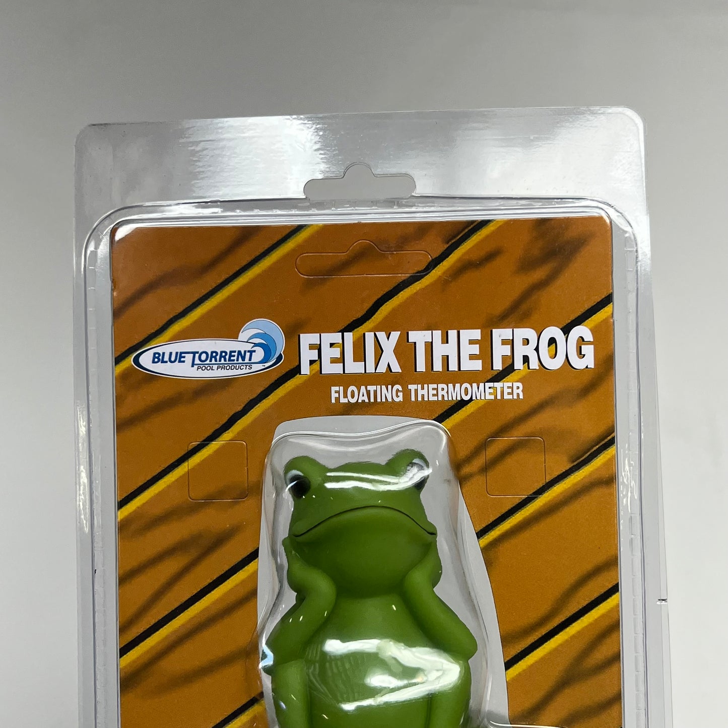 ZA@ BLUE TORRENT  Felix the Frog Floating Thermometer for Pool & Spa Green BS20494