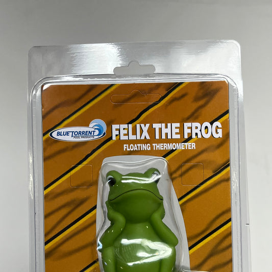ZA@ BLUE TORRENT  Felix the Frog Floating Thermometer for Pool & Spa Green BS20494