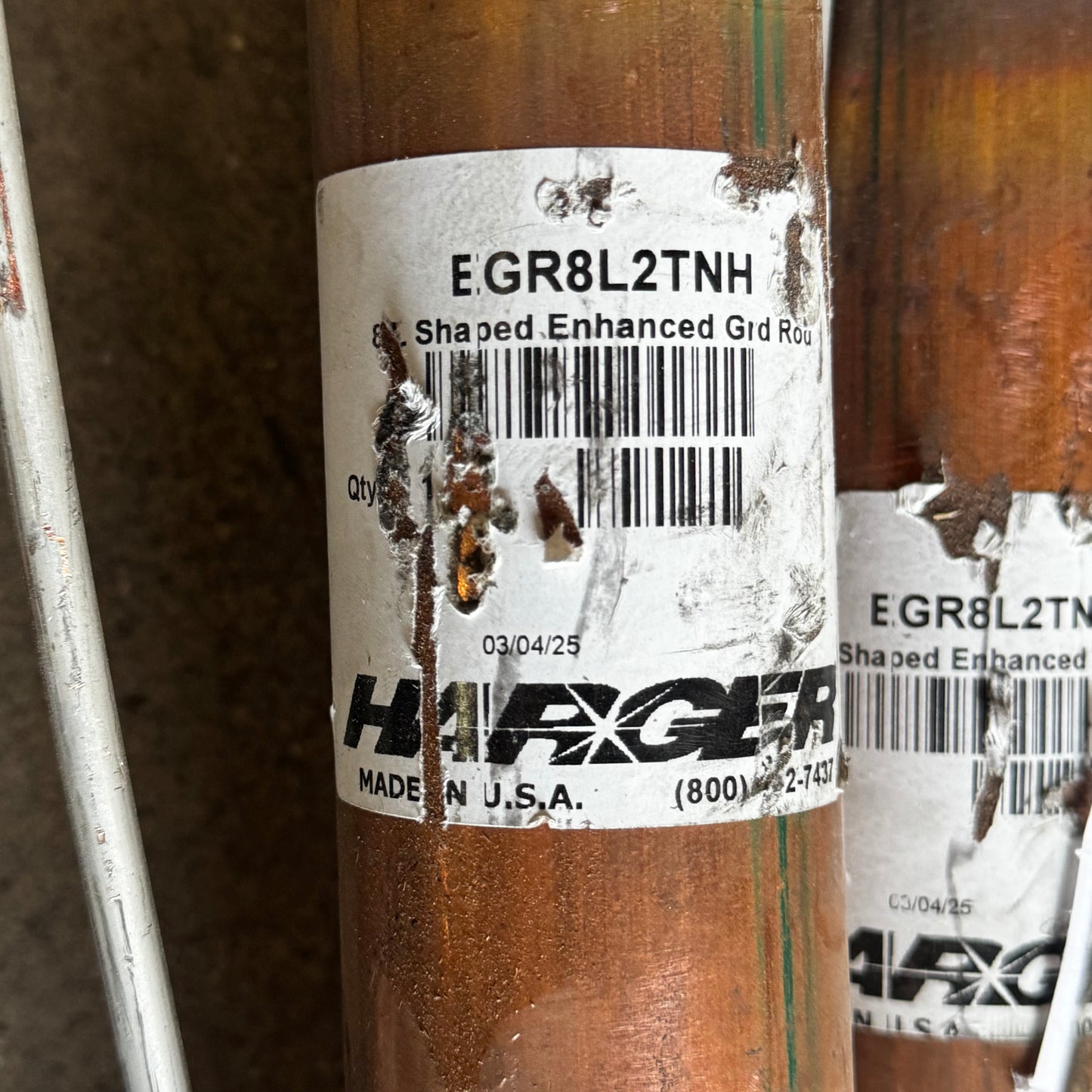 HARGER LIGHTING (2 PACK) Shaped Enhanced Grd Rod 98"L x 17"W Cooper EGR8L2TNH