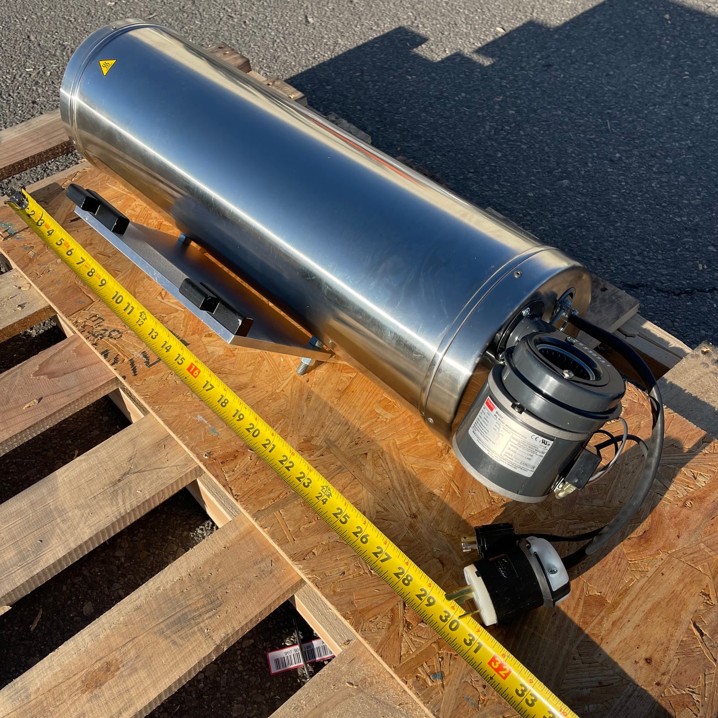 DAYTON Water Cooled Spindle Motor 32”x8”x8” MG0822003171010