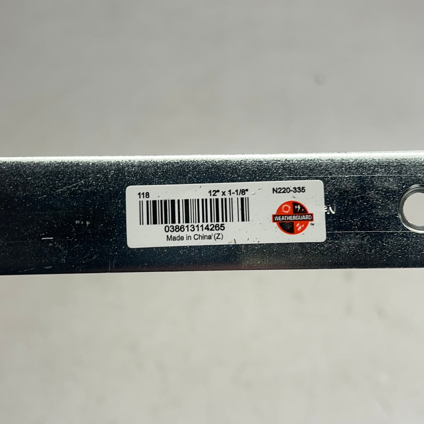 NATIONAL HARDWARE Mending Plate Hot Rolled Steel 12"x1-1/8" Silver N220-335