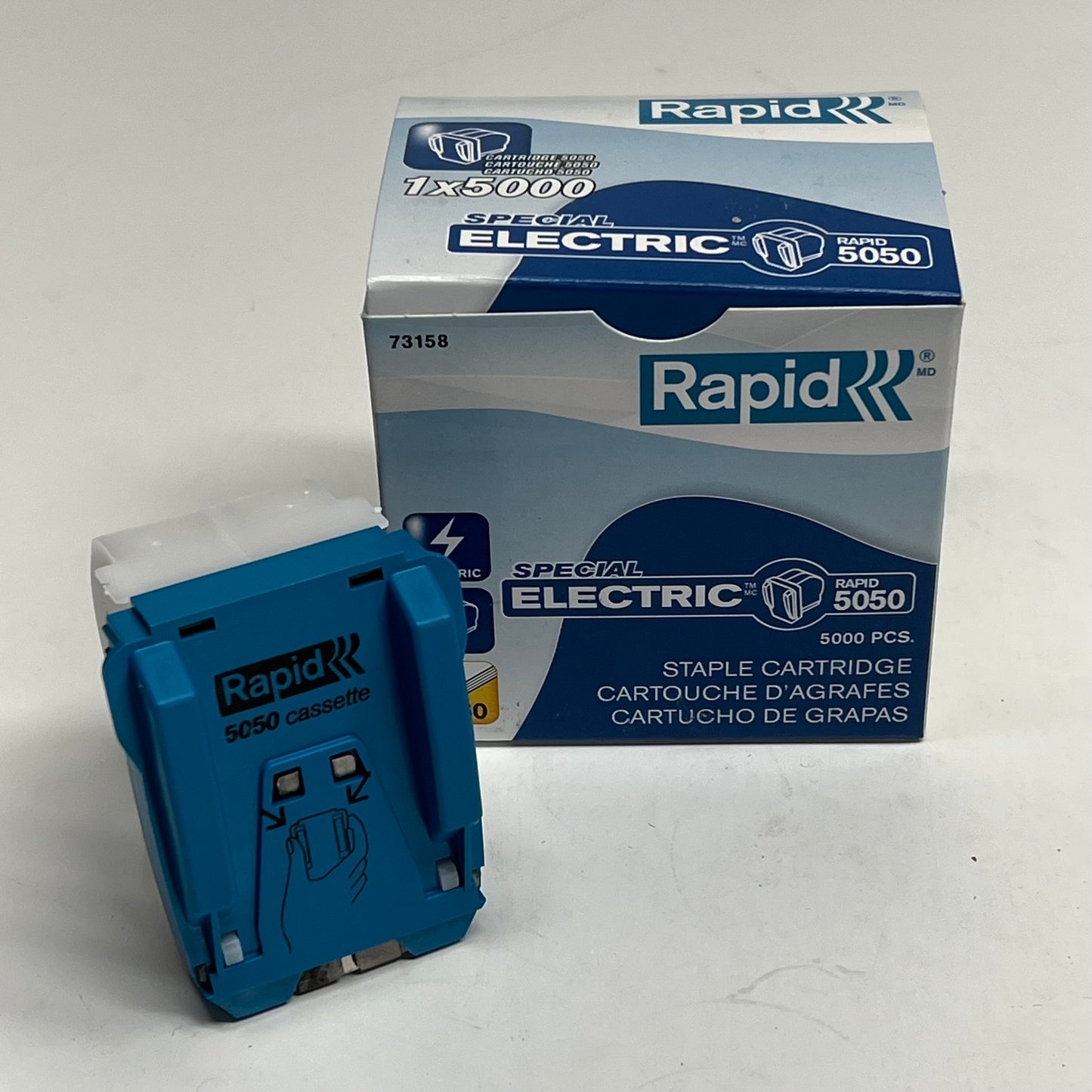 RAPID Special Electric Staple Refill 5050 Cassette 5000 Staples Blue 73158