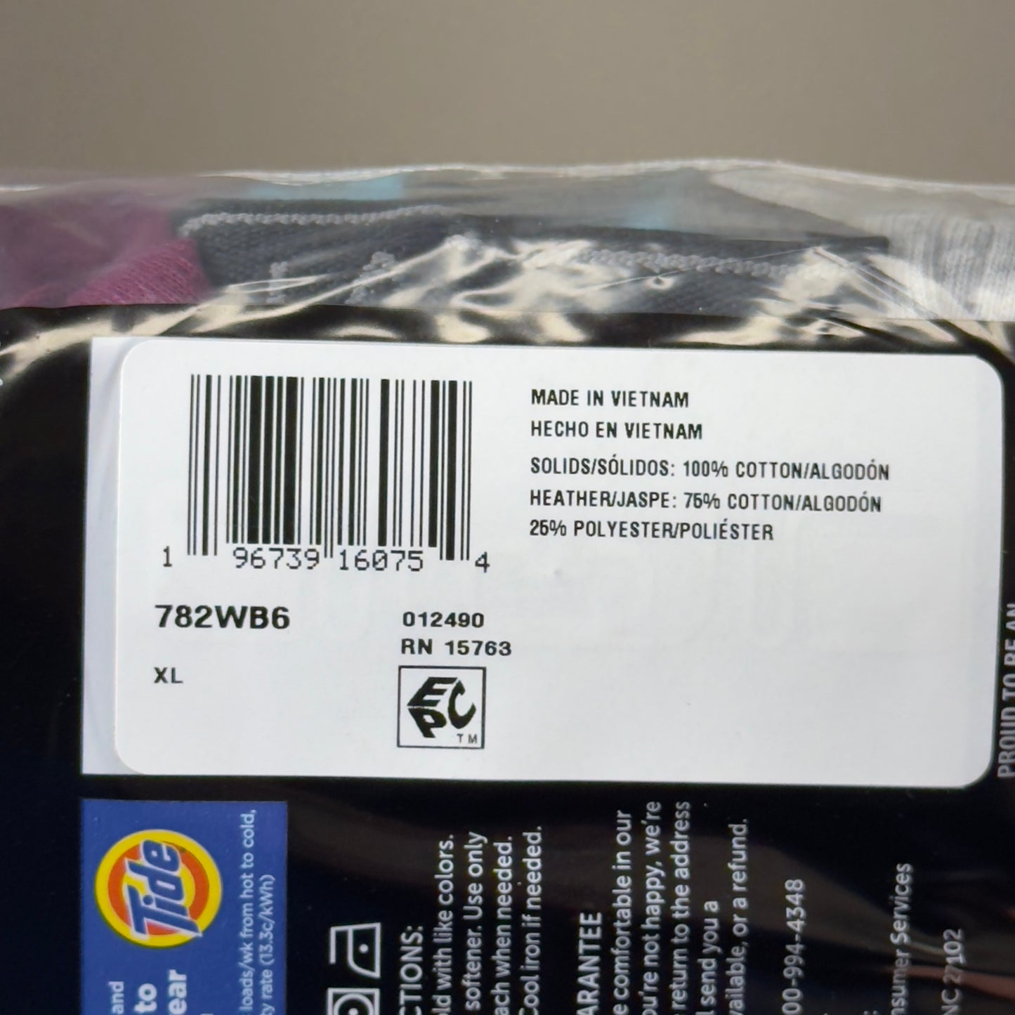 HANES (6 PACK!) Men's Cool Comfort Briefs Sz XL 40-42" Blue/Purple/Green 782WB6