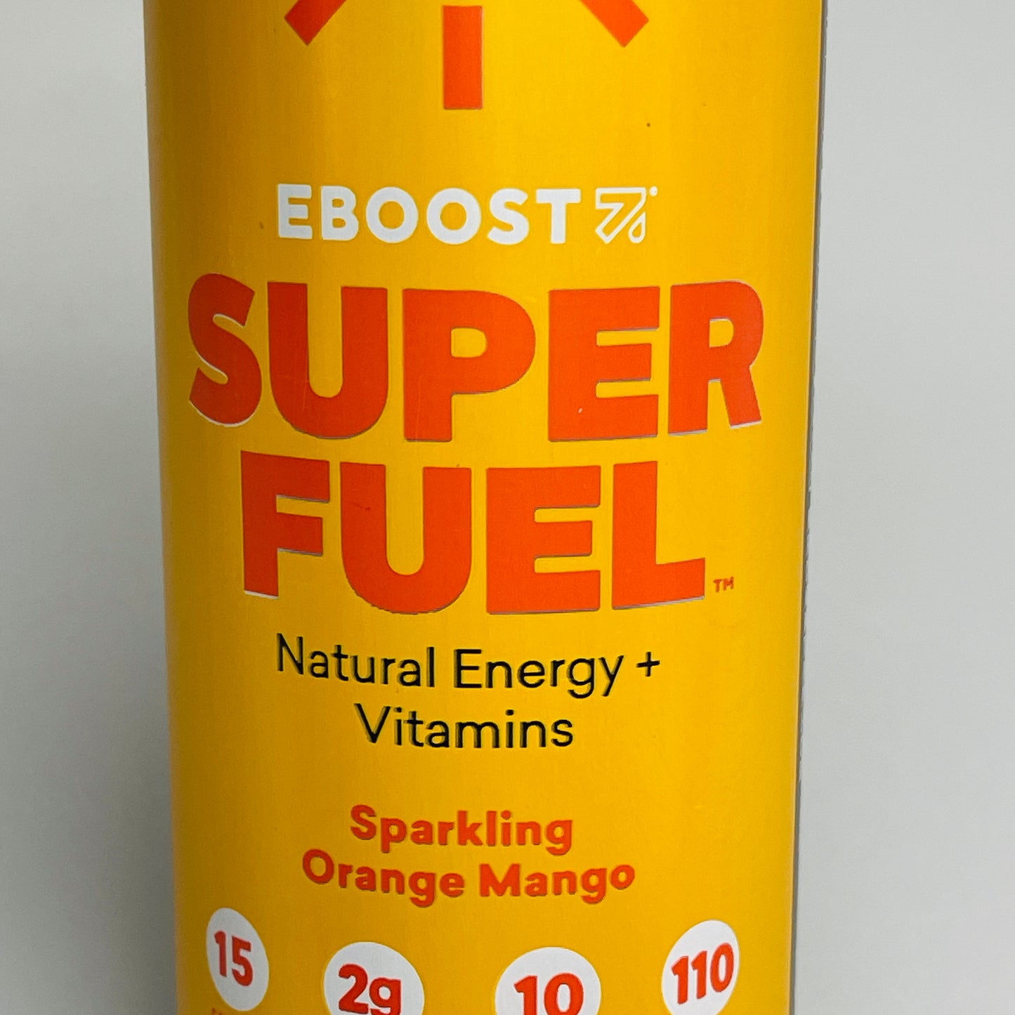 ZA@ EBOOST 12PK! Super Fuel Energy Drinks Sparkling Orange Mango 11.5 fl oz (10/24)