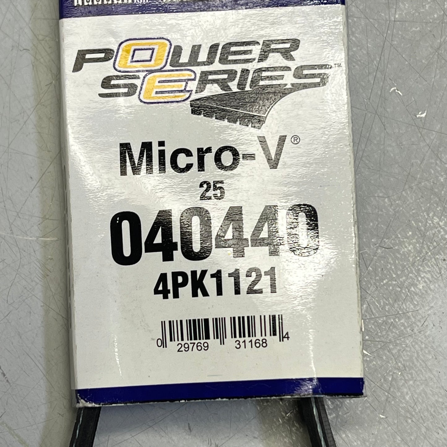 NAPA Power Series Micro-V Automotive Belt K04 9/16" x 44 5/8" Black 25040440