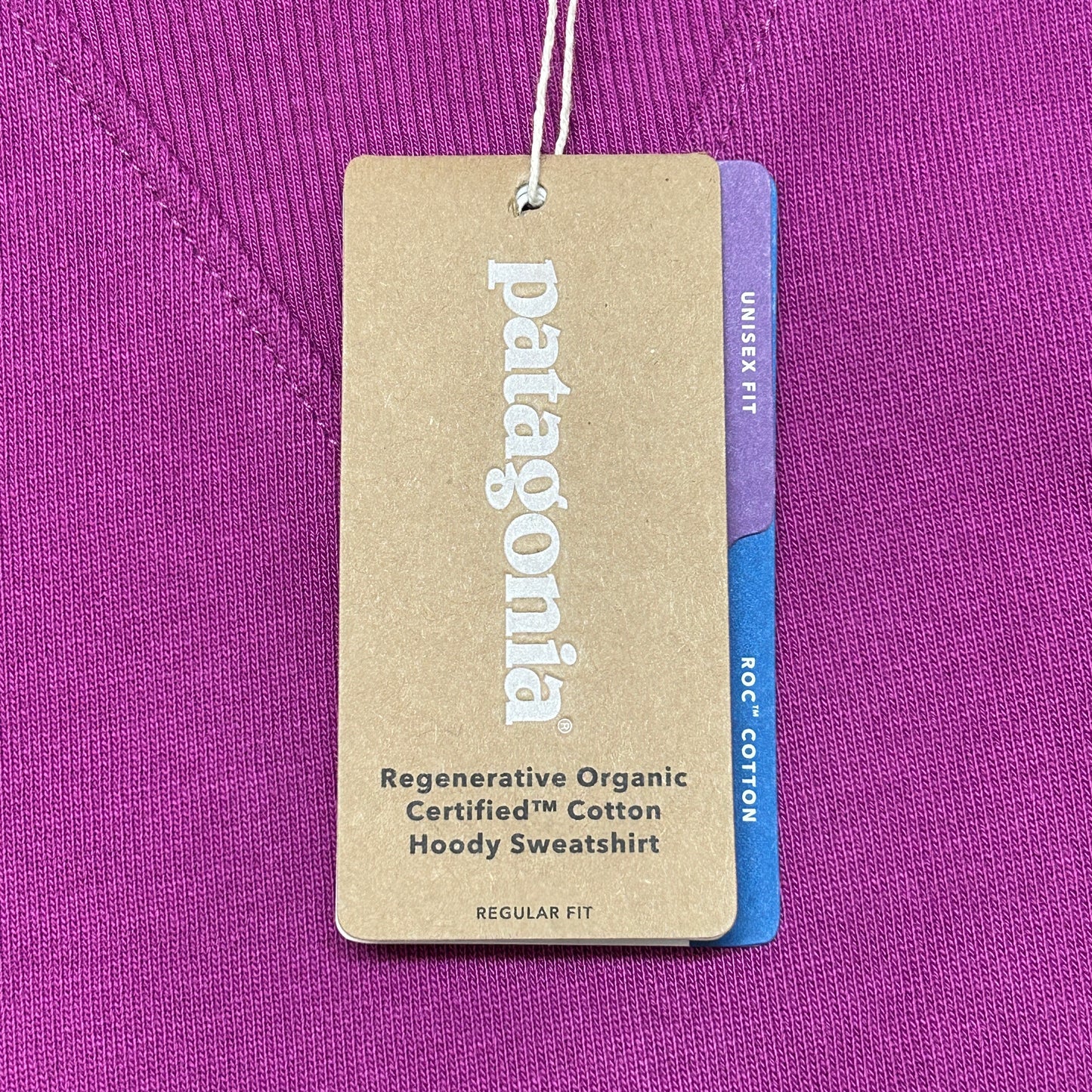 PATAGONIA Regenerative Organic Cotton Hoody Sweatshirt Sz M Amaranth Pink (New)