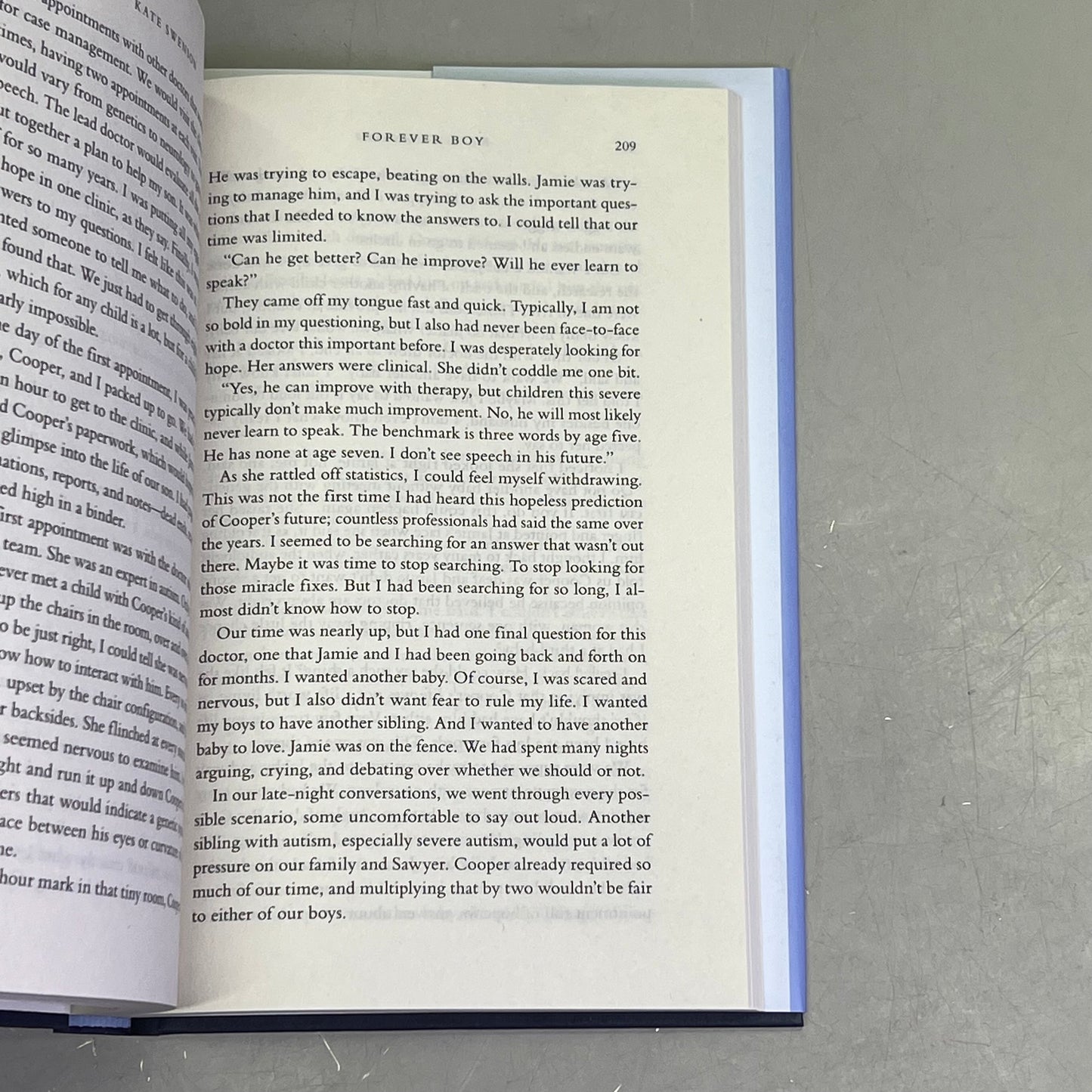 FOREVER BOY A Mother's Memoir Of Autism & Finding Joy By Kate Swenson Hardcover