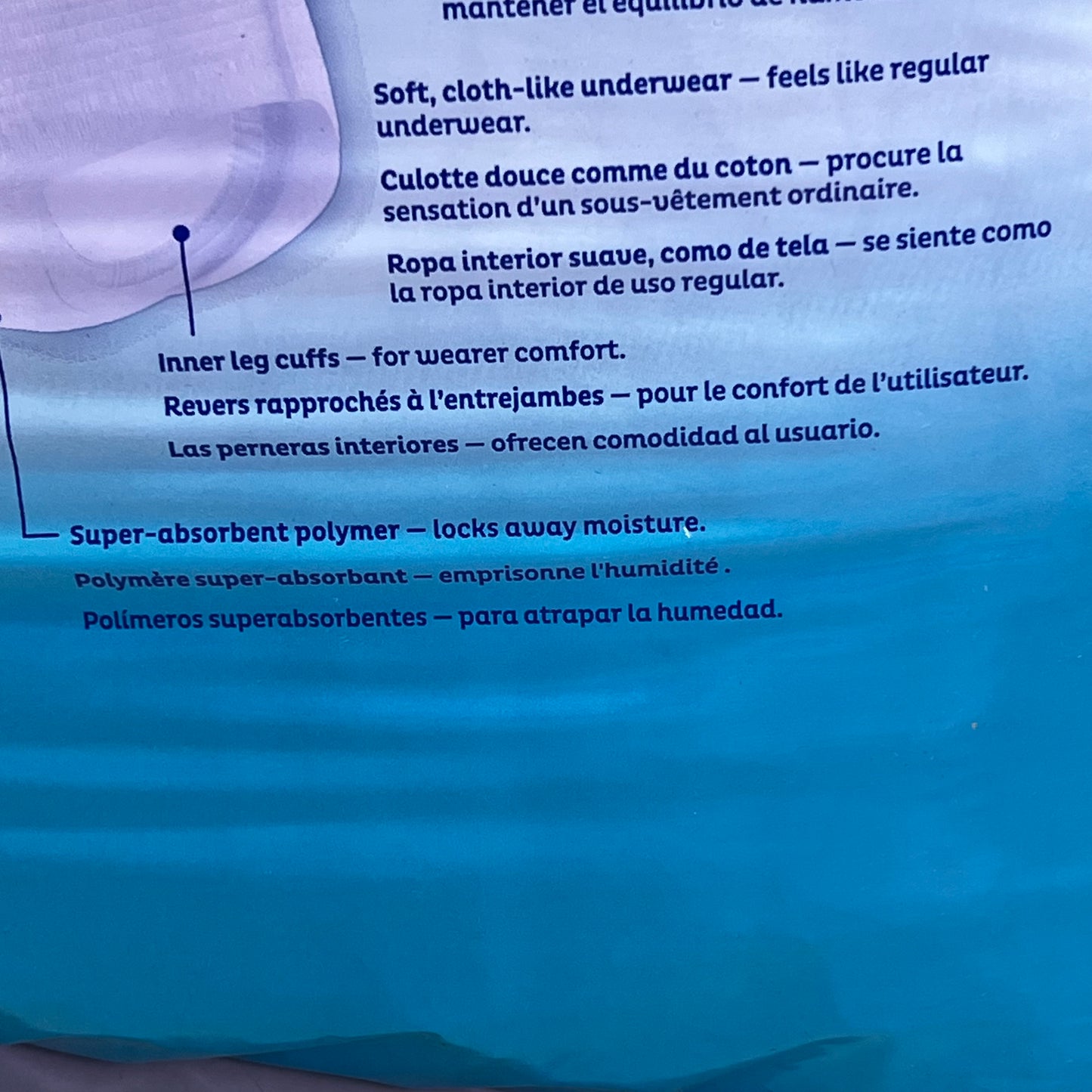 TENA (2 PACK, 12 PAIRS EACH) Disposable Extra Absorbent Underwear 2XL 68"-80"