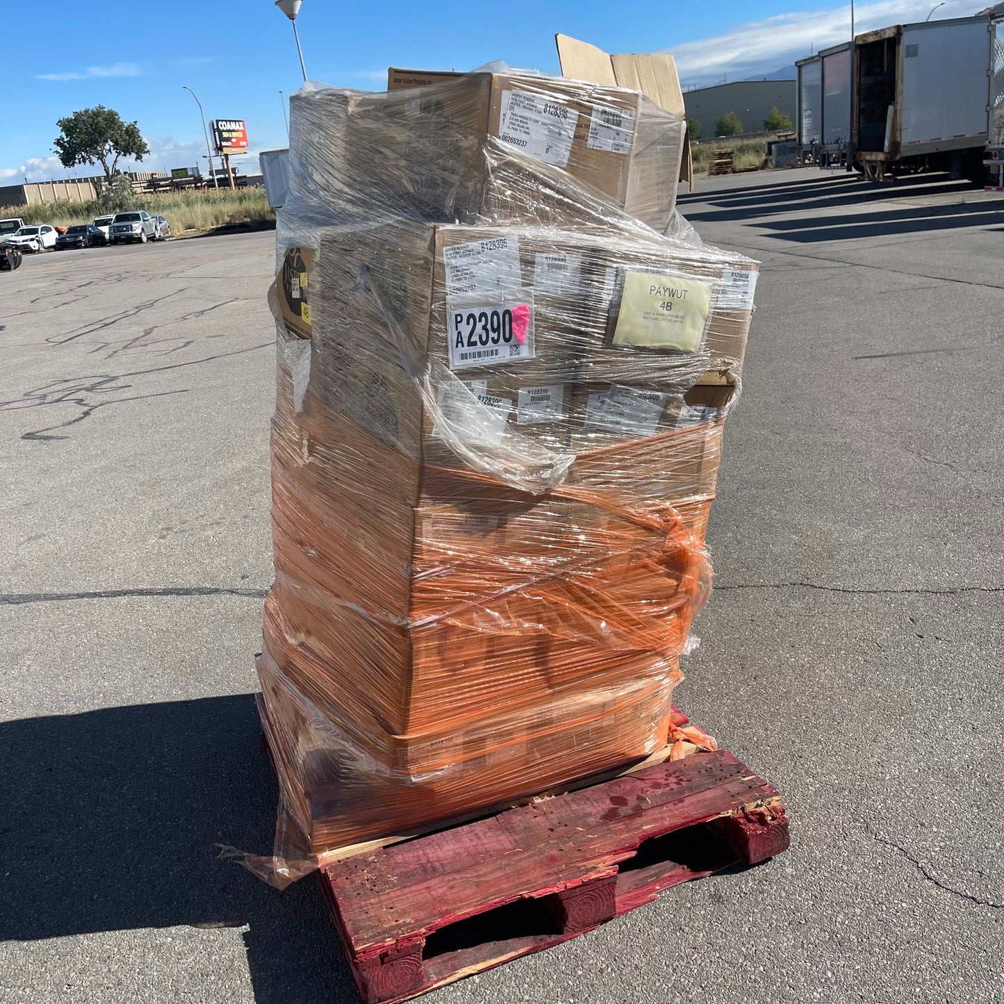 ZA@ Pallet of JASPER RUBBER Rectangle & Small Round Gaskets 7"x5.5" & 1"D 002653237 & 002719504 (AS-IS)