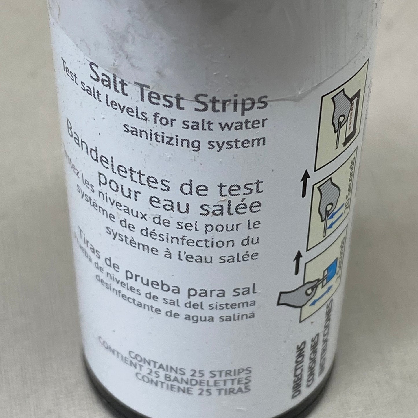 FRESHWATER (50 Strips) HotSpring Spa Salt Test Strips (Damaged Bottles)