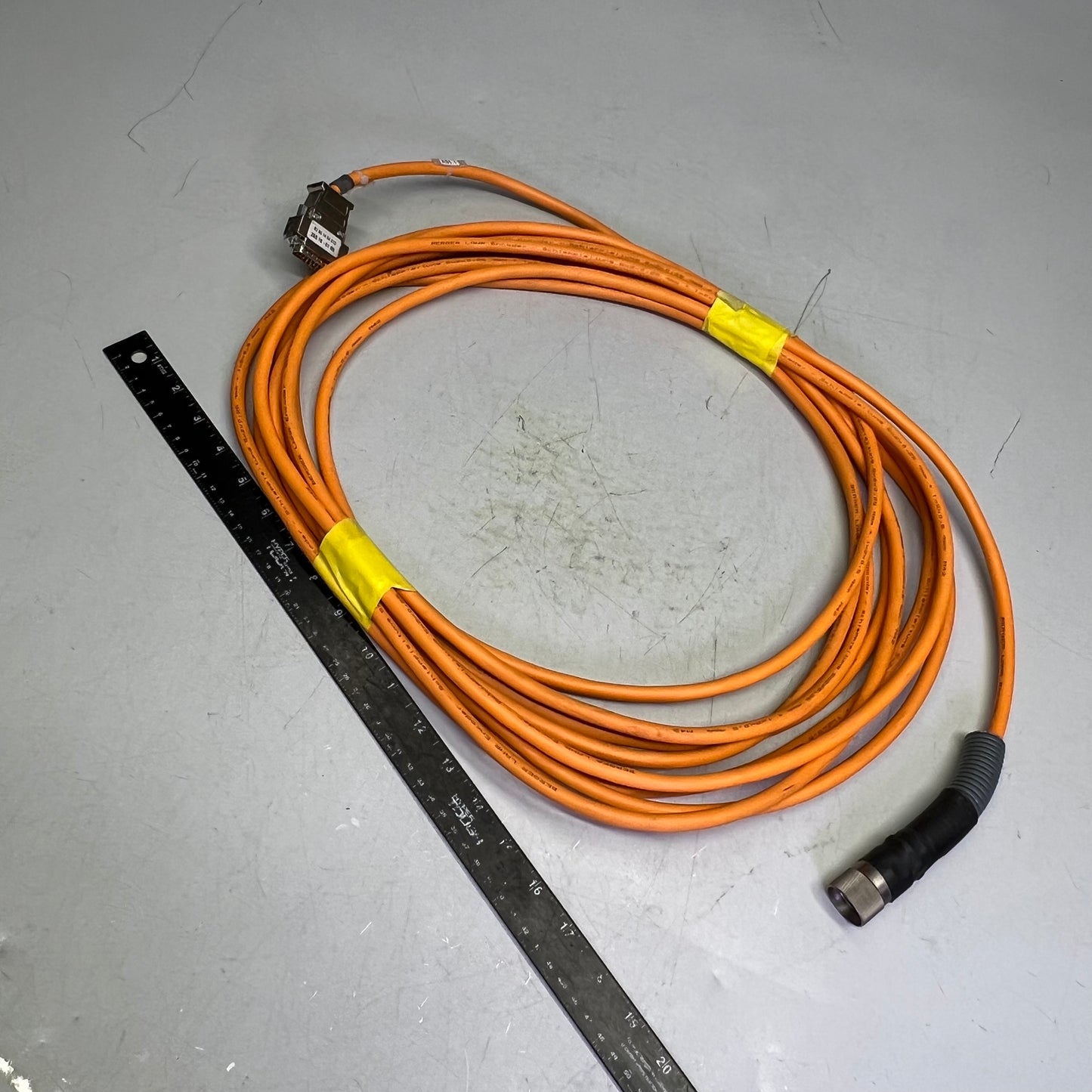 BERGER LAHR Schleppleitung Encoder 5x5x0.25 4mm + 1x2x0.5 4mm Orange M42