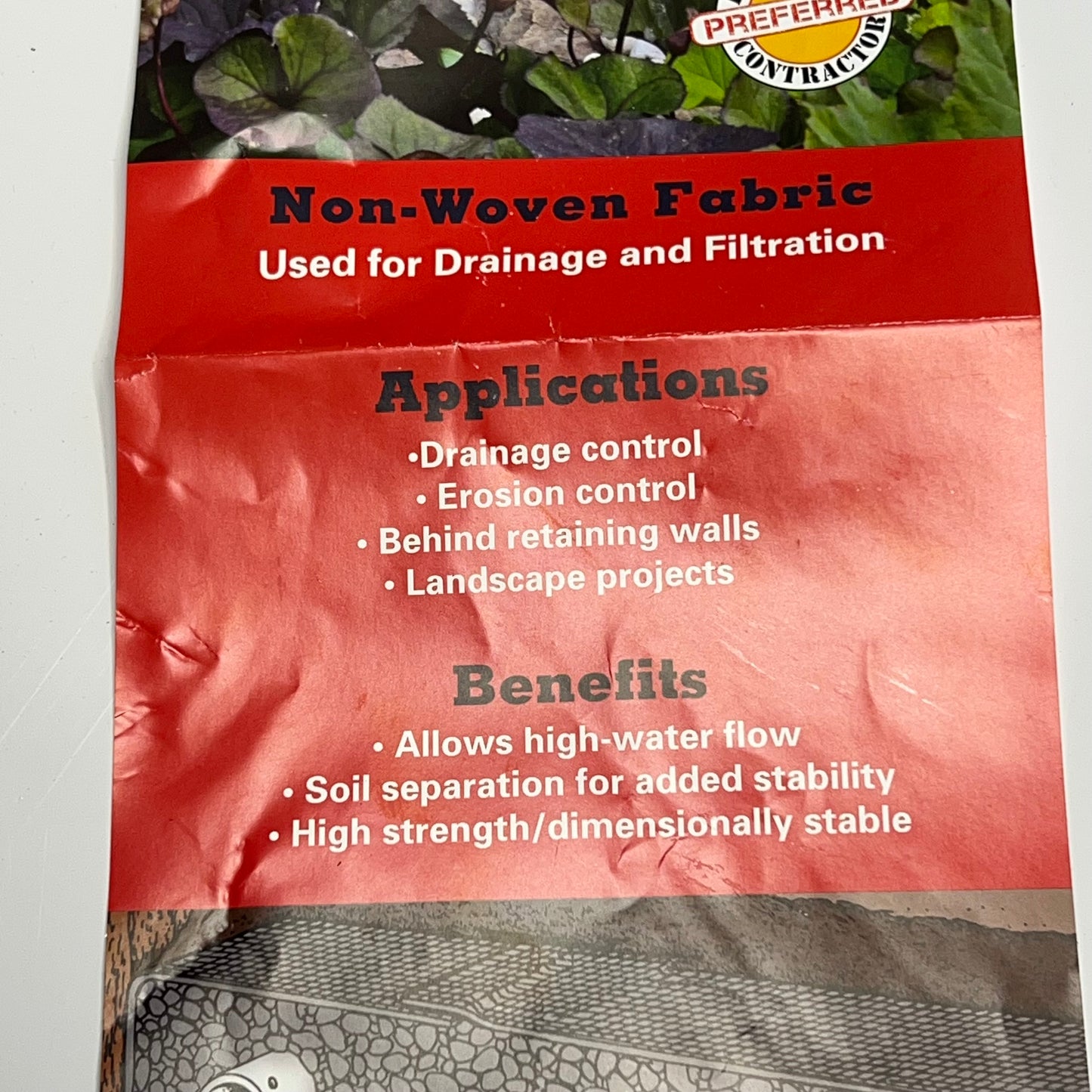 DEWITT Hardscape Filter Fabric Non-Woven Needle Punched 3' x 100' Black FF3100