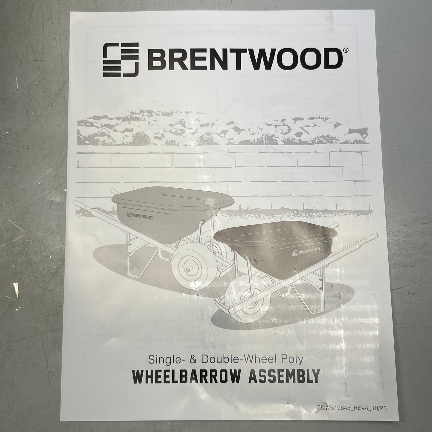 BRENTWOOD Hardware Kit for 6" Wide Turf Tire ACWB20204