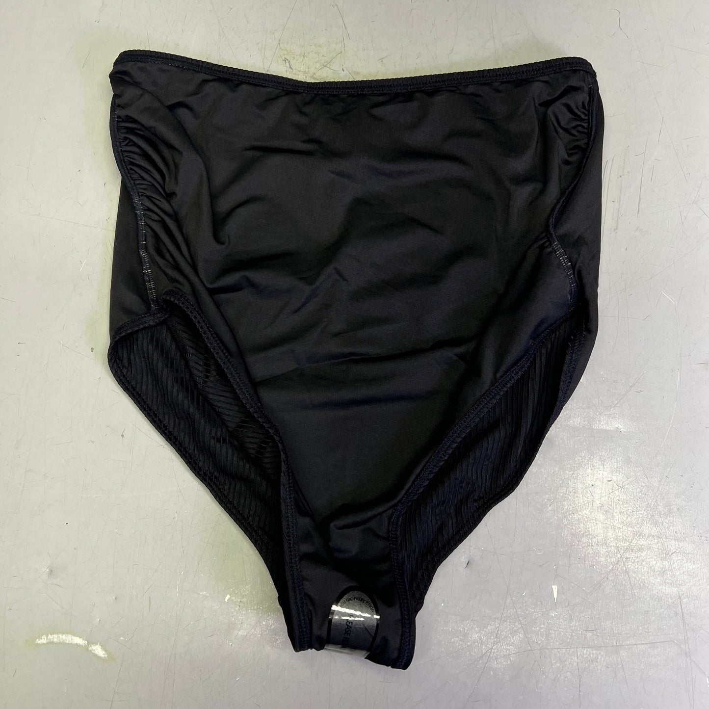 CHARMO V Neck Wide Strap Ribbed Pregnancy Bikini Swimsuit Women's Sz M Black