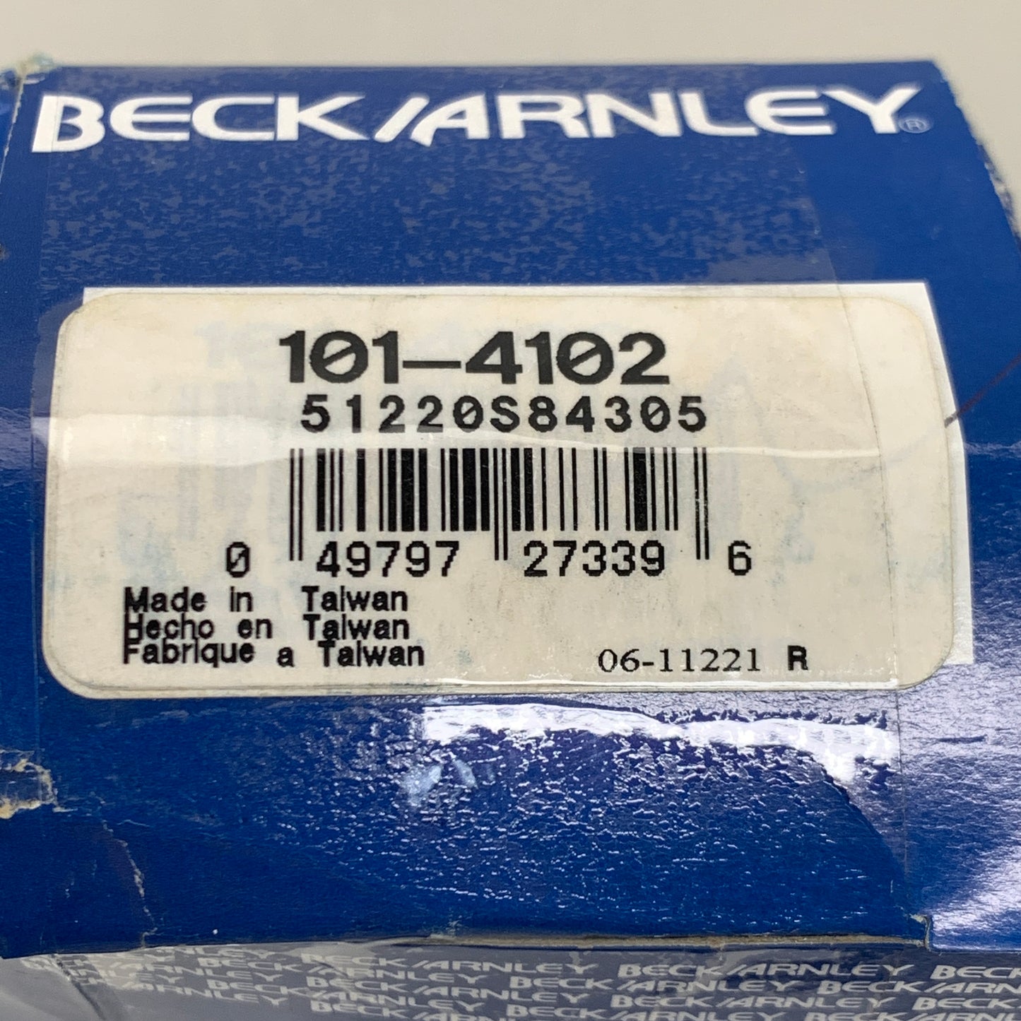 BECK ARNLEY Suspension Ball Joint for Acura, Honda and Isuzu 101-4102