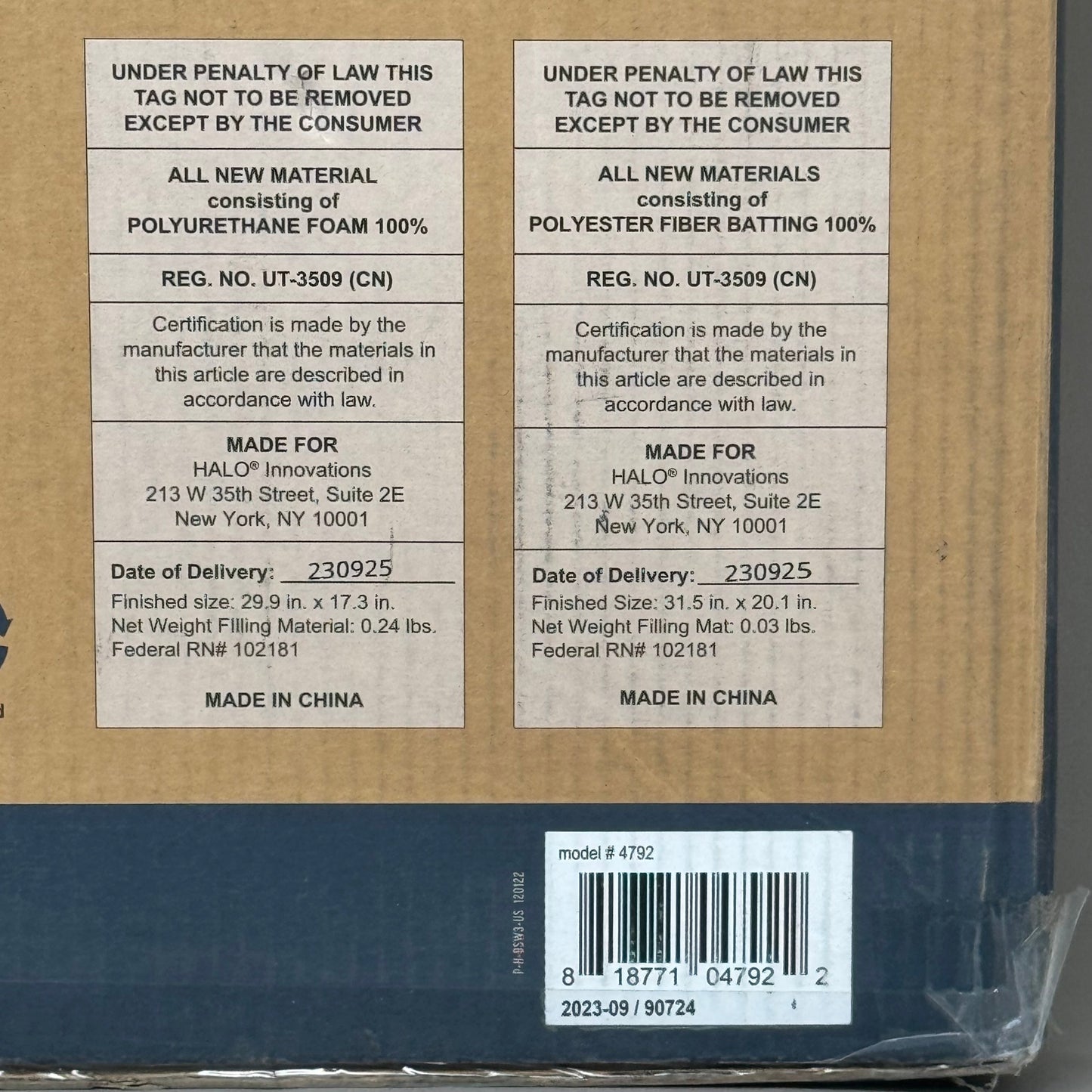 ZA@ HALO Bassinets Swivel Sleeper 2-in-1 System 360 Degree Swivel 3.0 Grey 4792 Slightly Damaged Box As-is C