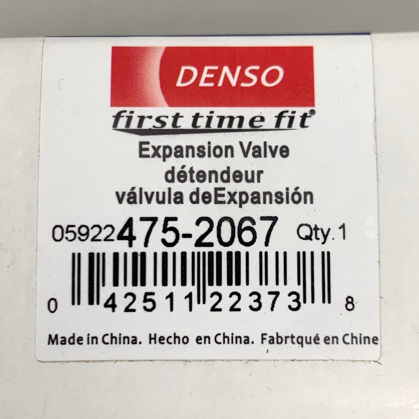 DENSO A/C Expansion Valve 475-2067