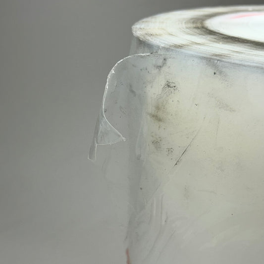 ZA@ Non-Forming Roll Of Thicker Clear Plastic  12.5"x16" Clear (As-is Dirty/Slightly Distressed)