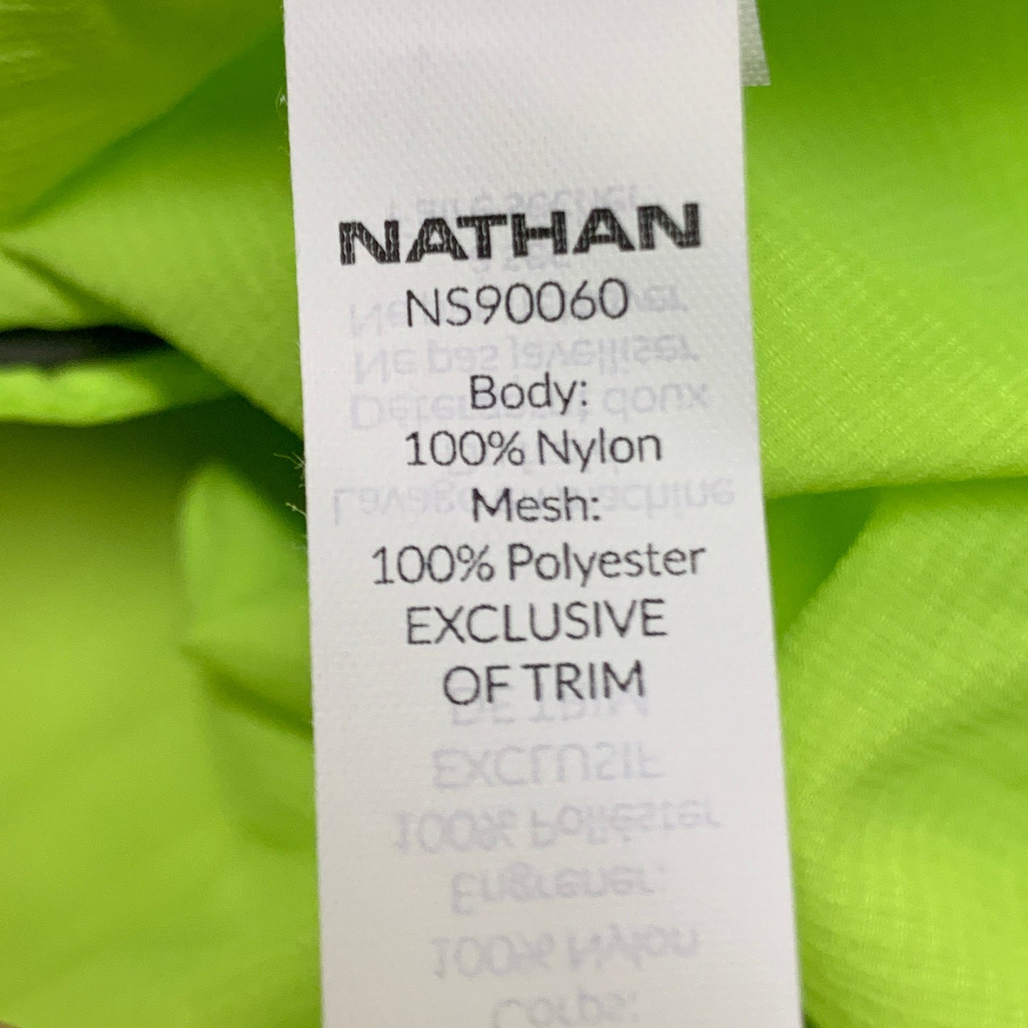 NATHAN Stealth Jacket W/ Hood Women's Acid Lime Size Small NS90060-50061-S